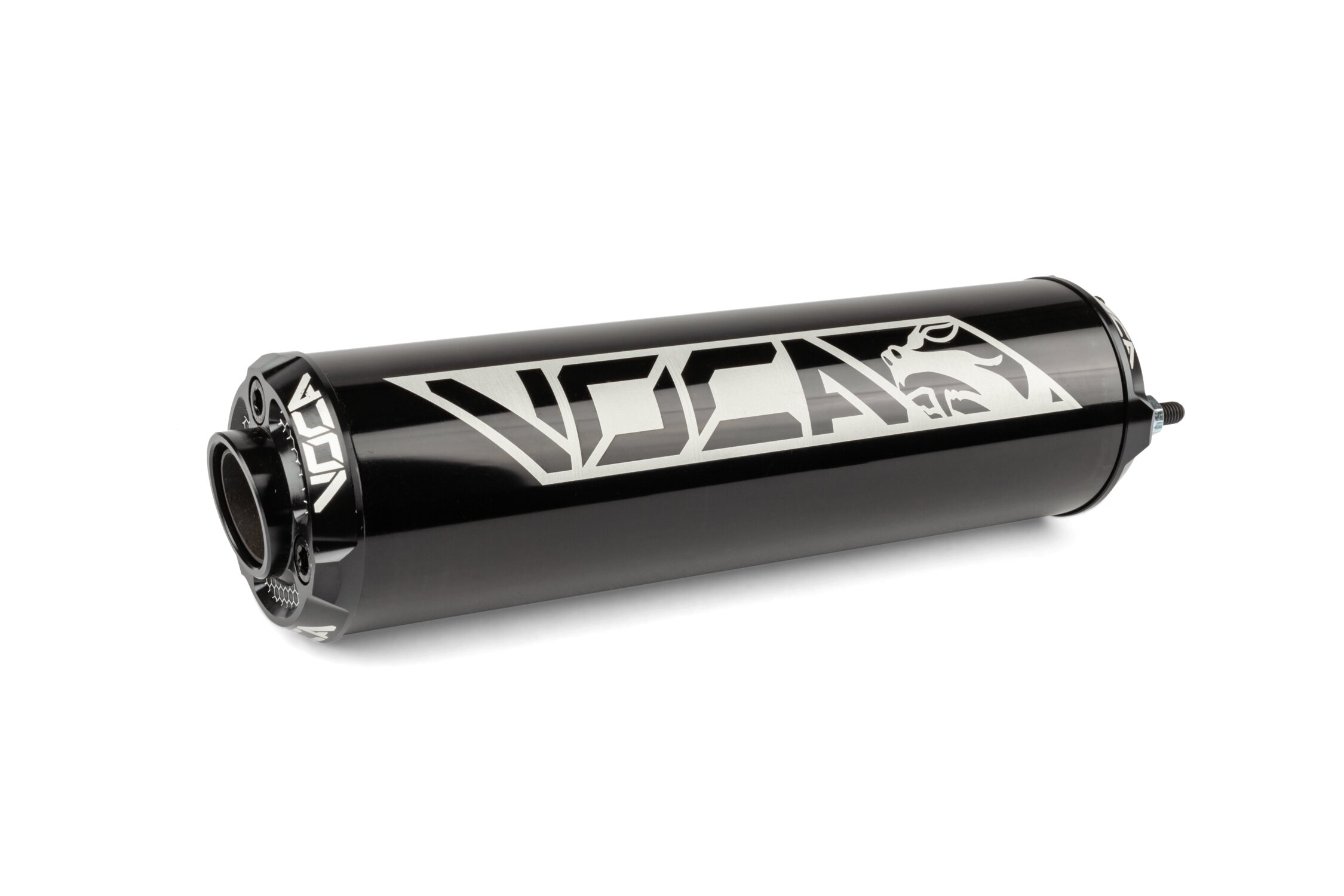Image of Endschalldämpfer Voca Alu CNC schwarz / schwarz