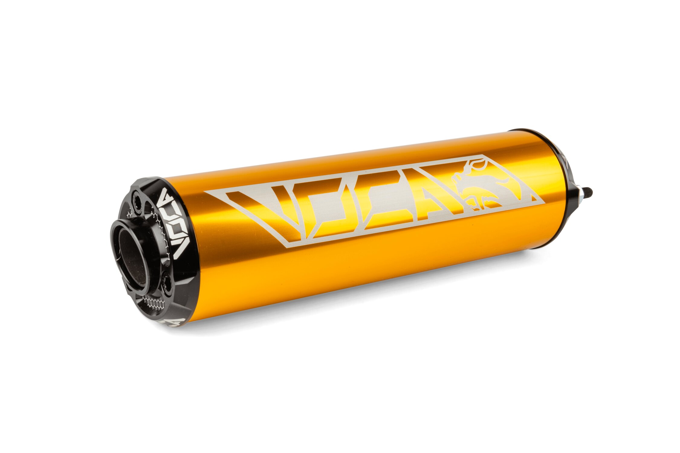 Image of Endschalldämpfer Voca Alu CNC gold / schwarz