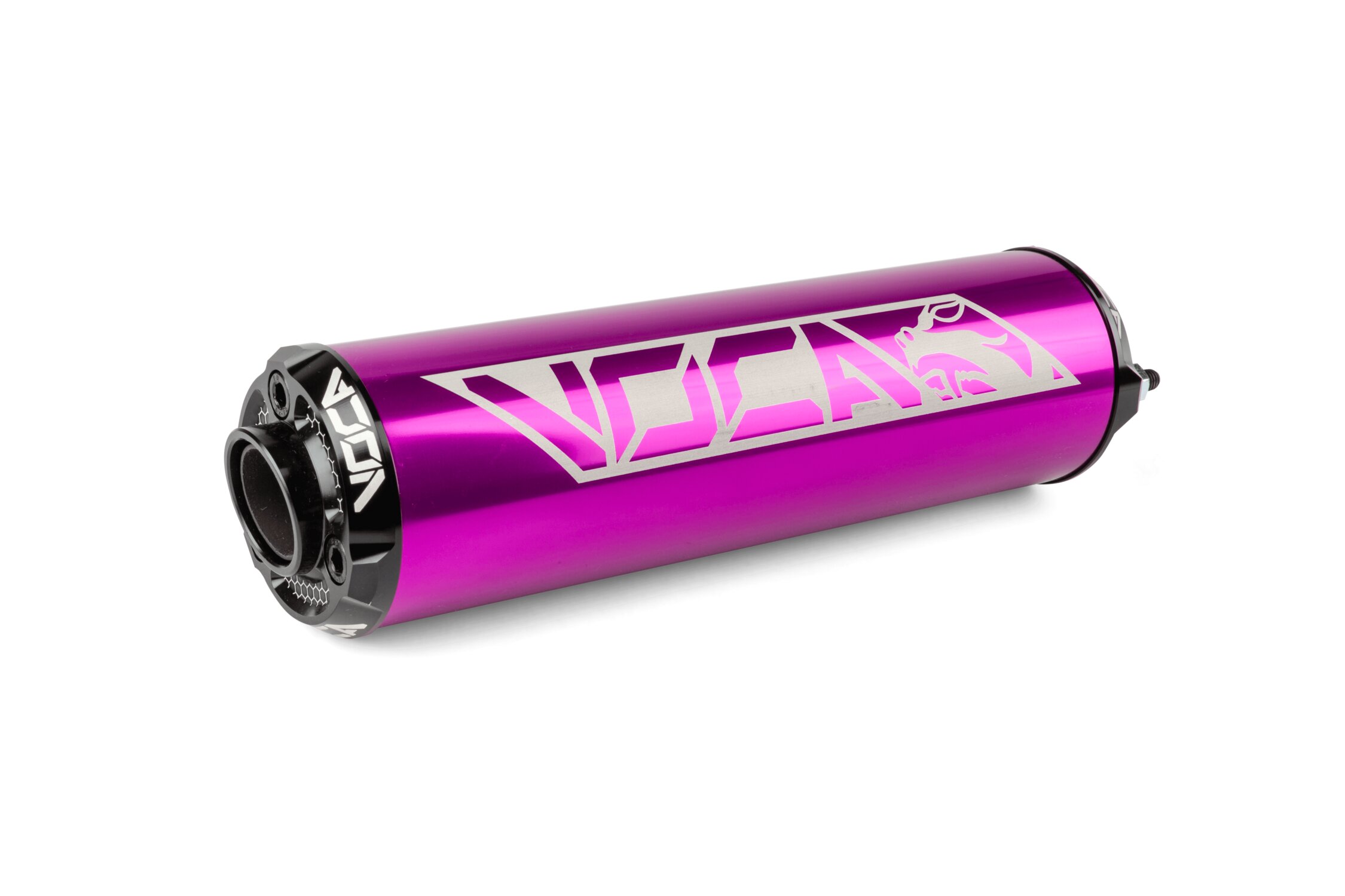 Image of Endschalldämpfer Voca Alu CNC lila / schwarz