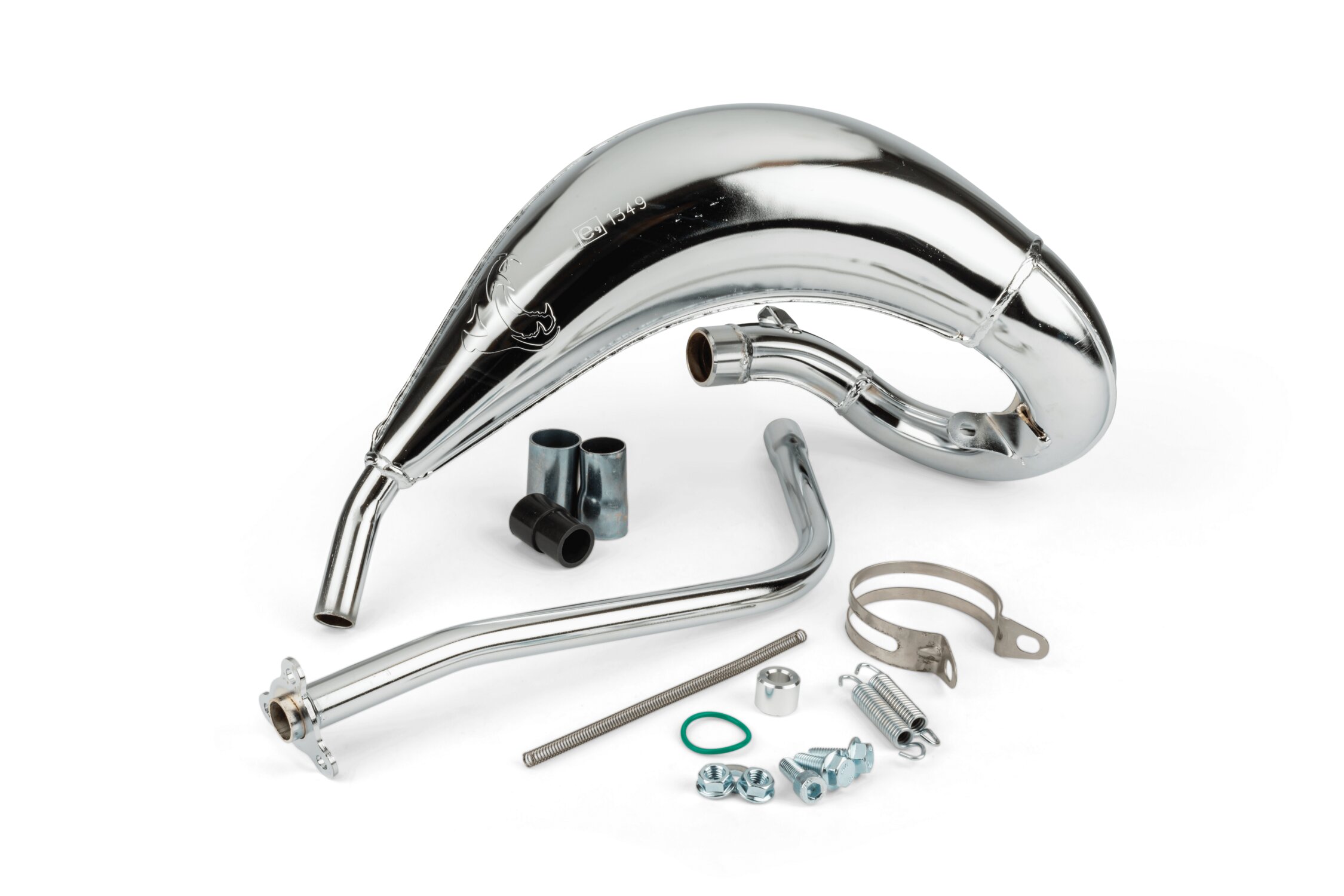 Image of Auspuff Voca Cross Chromed 50/70cc Fantic XM