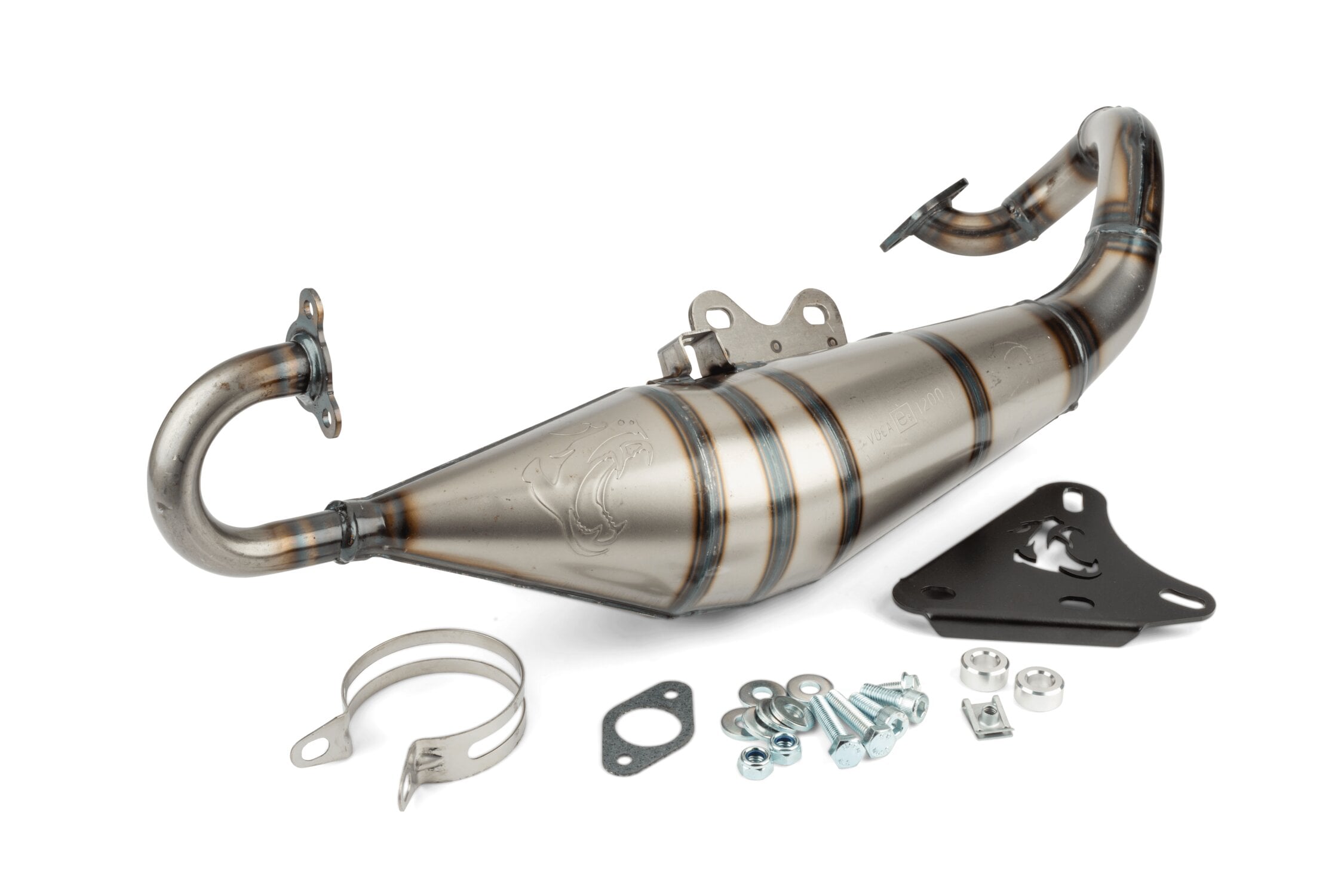 Image of Auspuff Voca Sabotage V2 50 - 70 Minarelli liegend