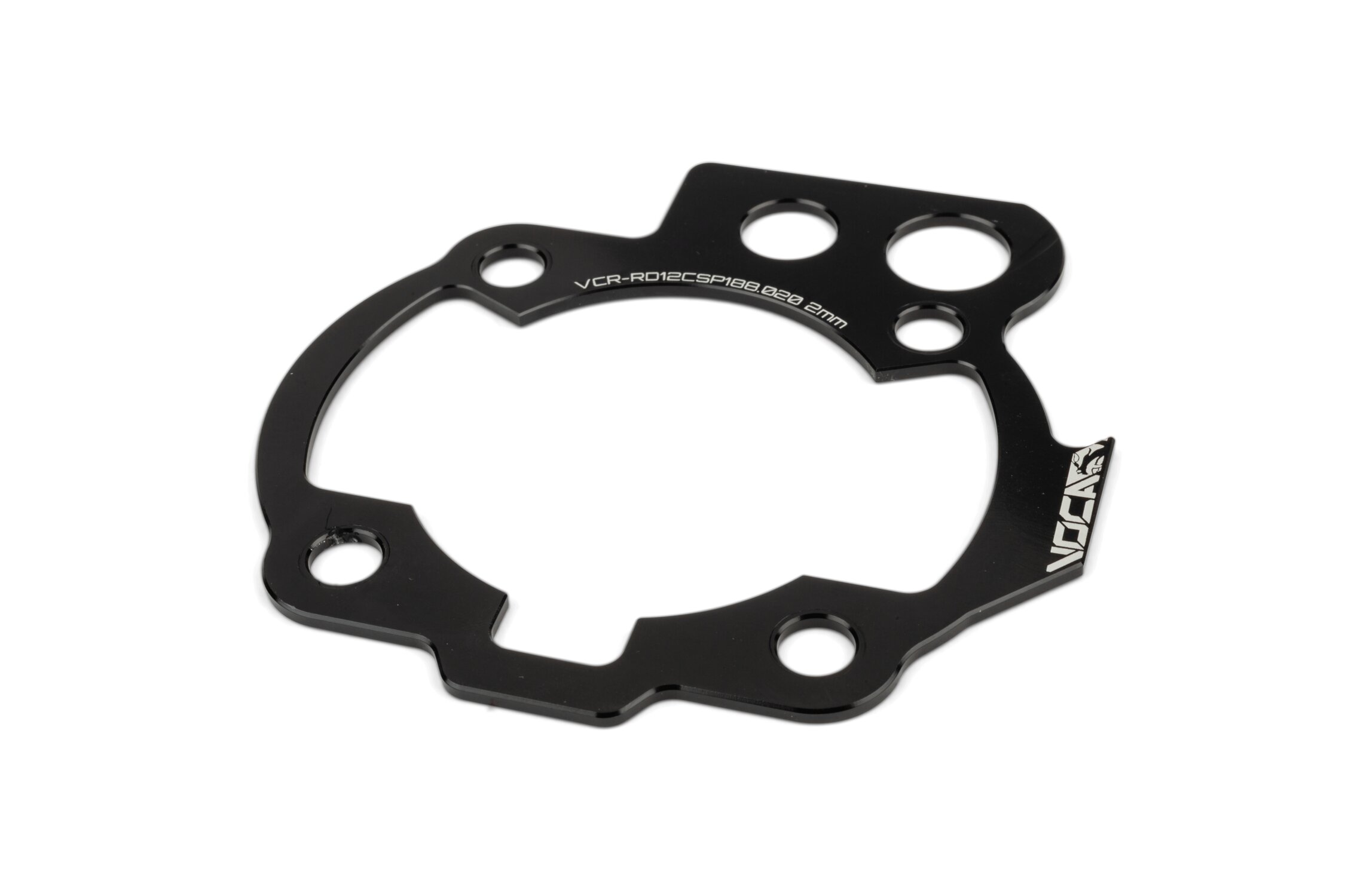 Image of Zylinderfußspacer 2mm Voca AM6 Schwarz