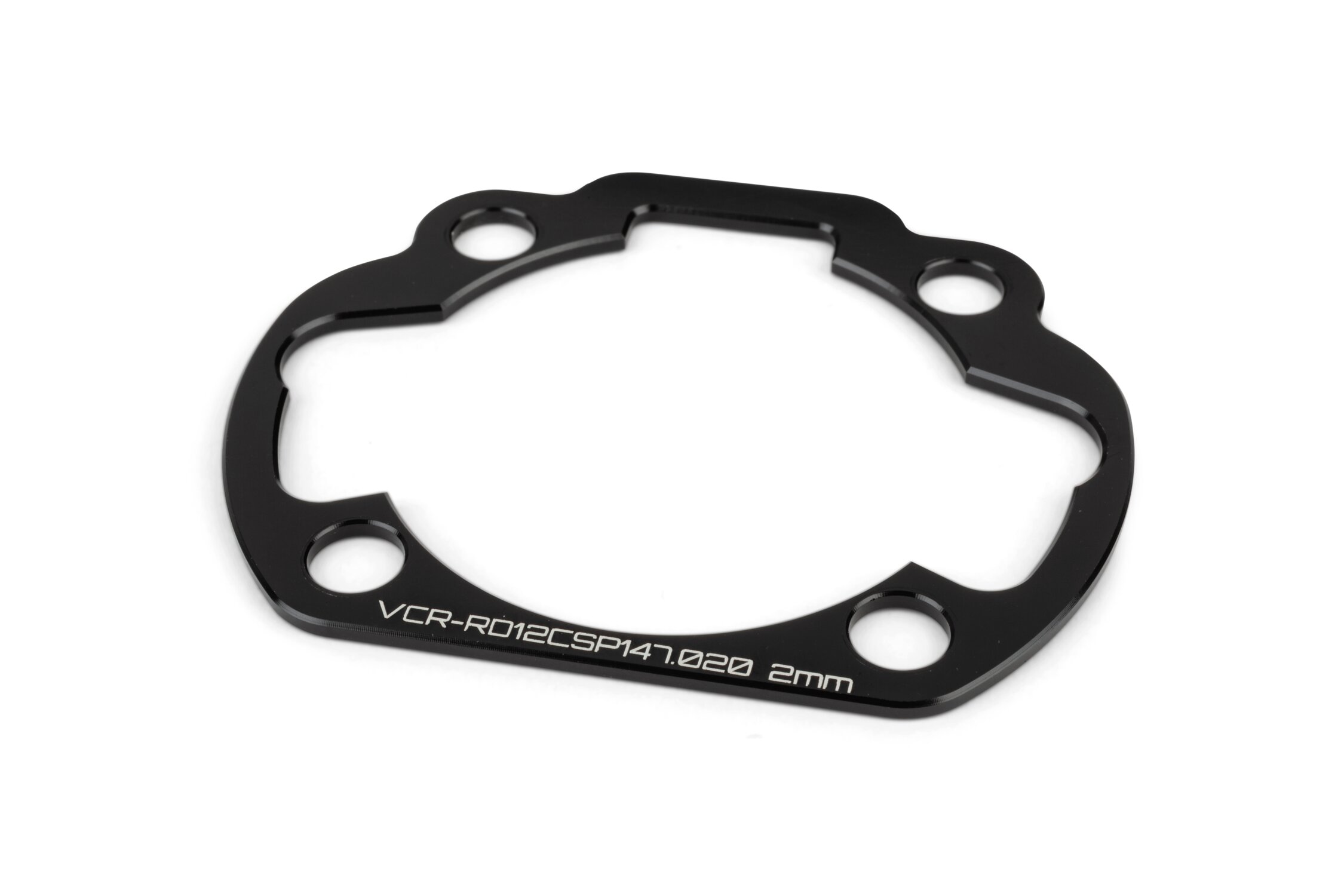 Image of Zylinderfußspacer 2mm Voca Derbi Variant Schwarz