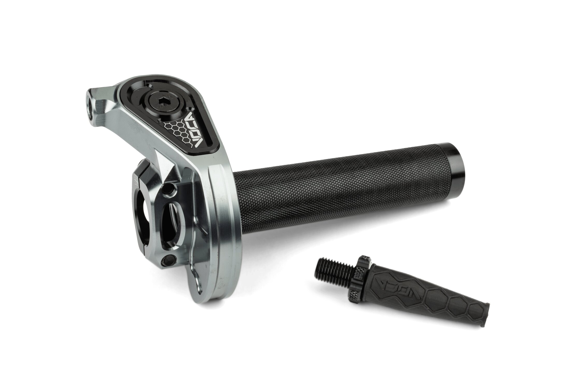 Image of Kurzhub-Gasgriff Voca Bestia CNC 90º Schwarz