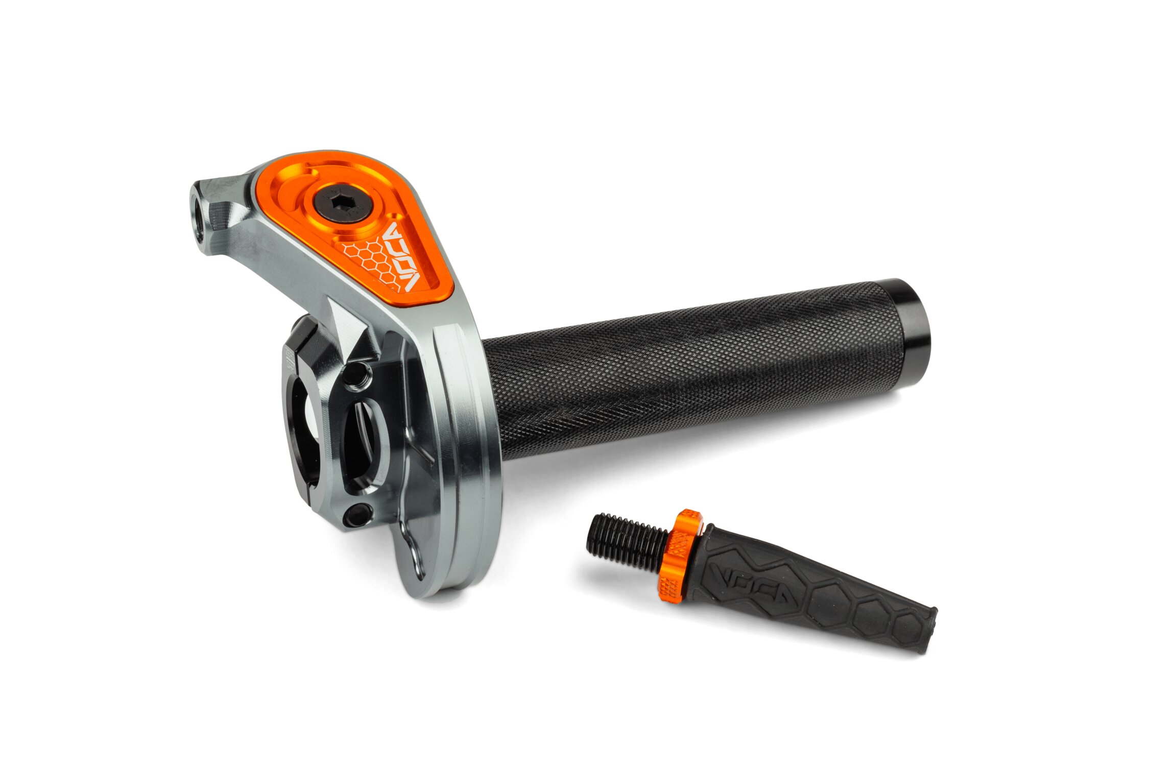 Image of Kurzhub-Gasgriff Voca Bestia CNC 90º Orange