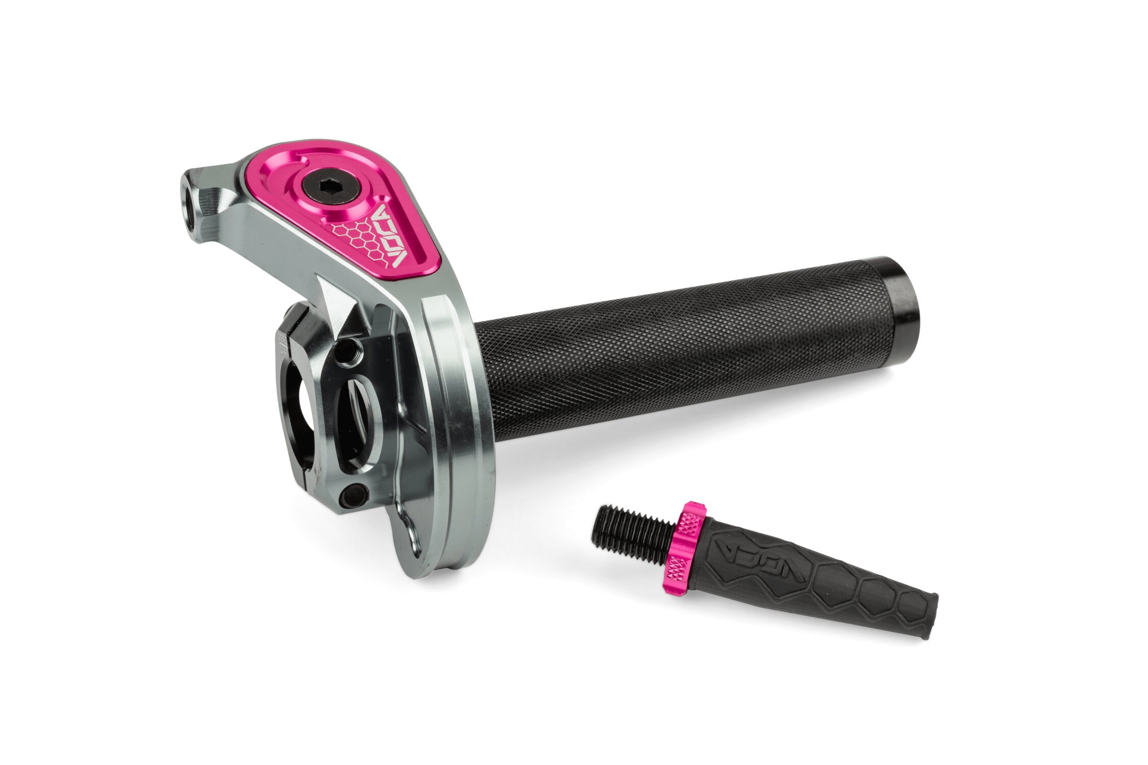 Image of Kurzhub-Gasgriff Voca Bestia CNC 90º Pink