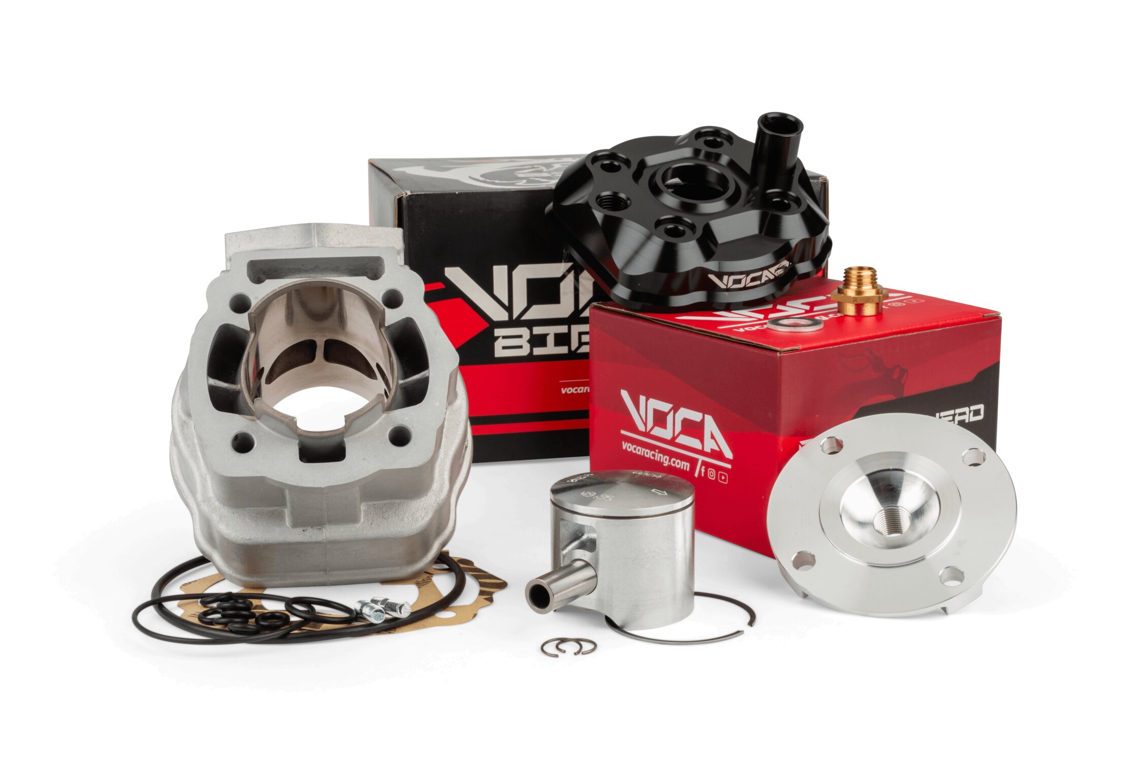 Image of Zylinder Kit Voca Bestia 80cc Derbi Euro 3/4 Schwarz