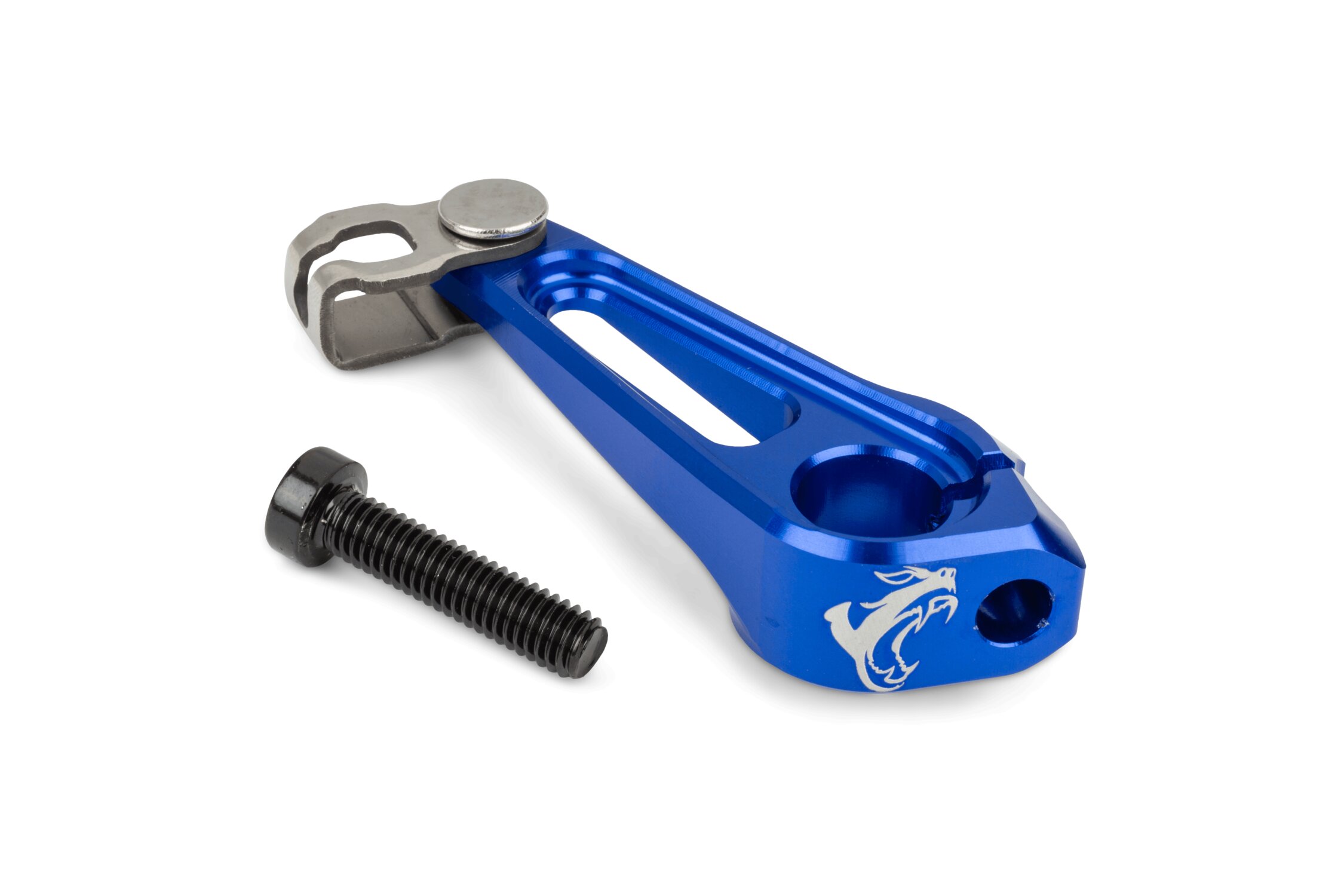 Image of Ausrückhebel Kupplungs Voca CNC Derbi Blau