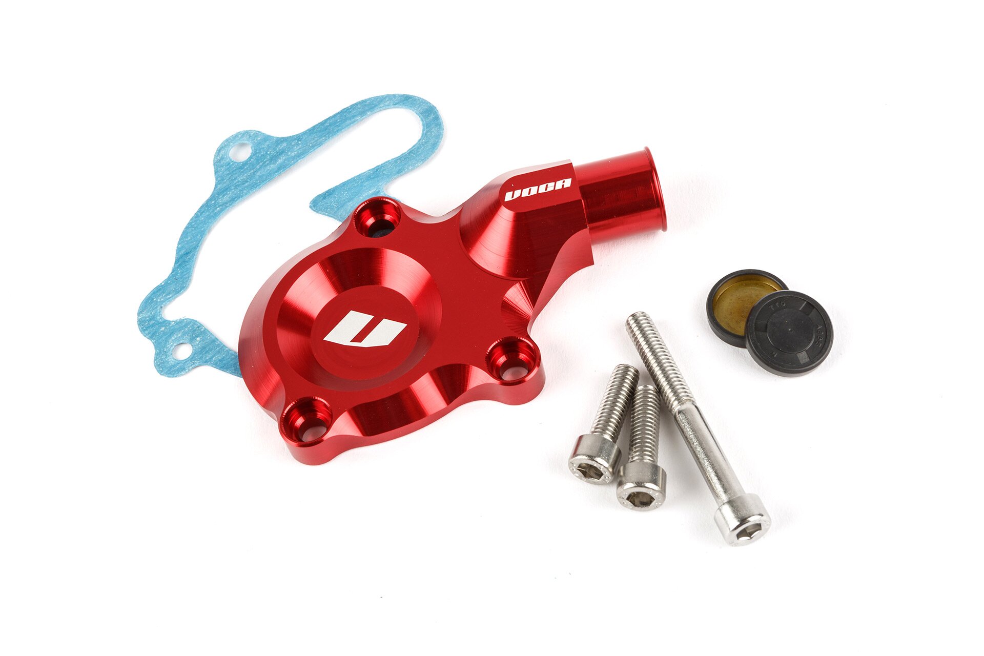 Image of Wasserpumpendeckel Voca CNC rot Minarelli AM6