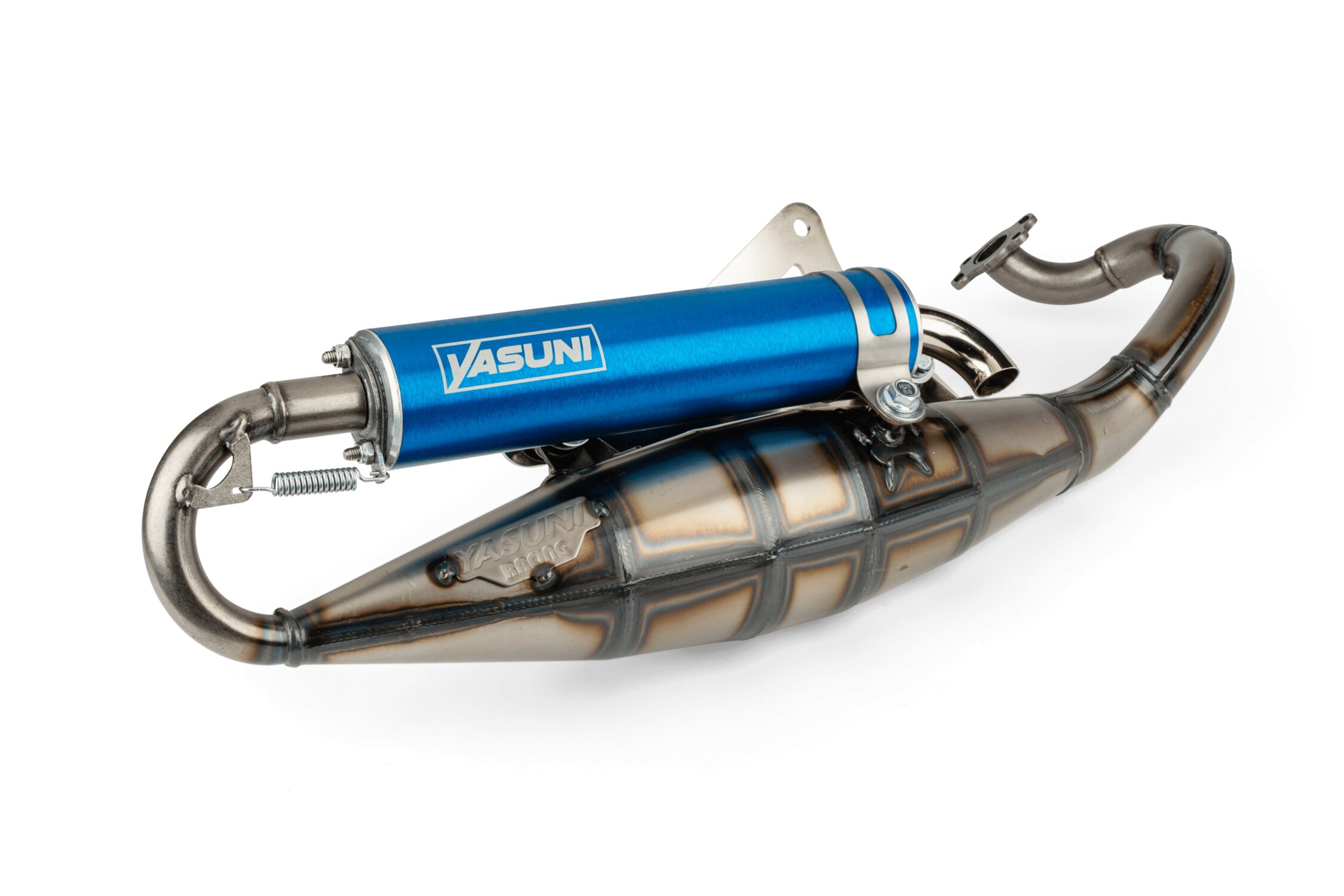 Image of Auspuff Yasuni R Peugeot liegend / Morini Blau