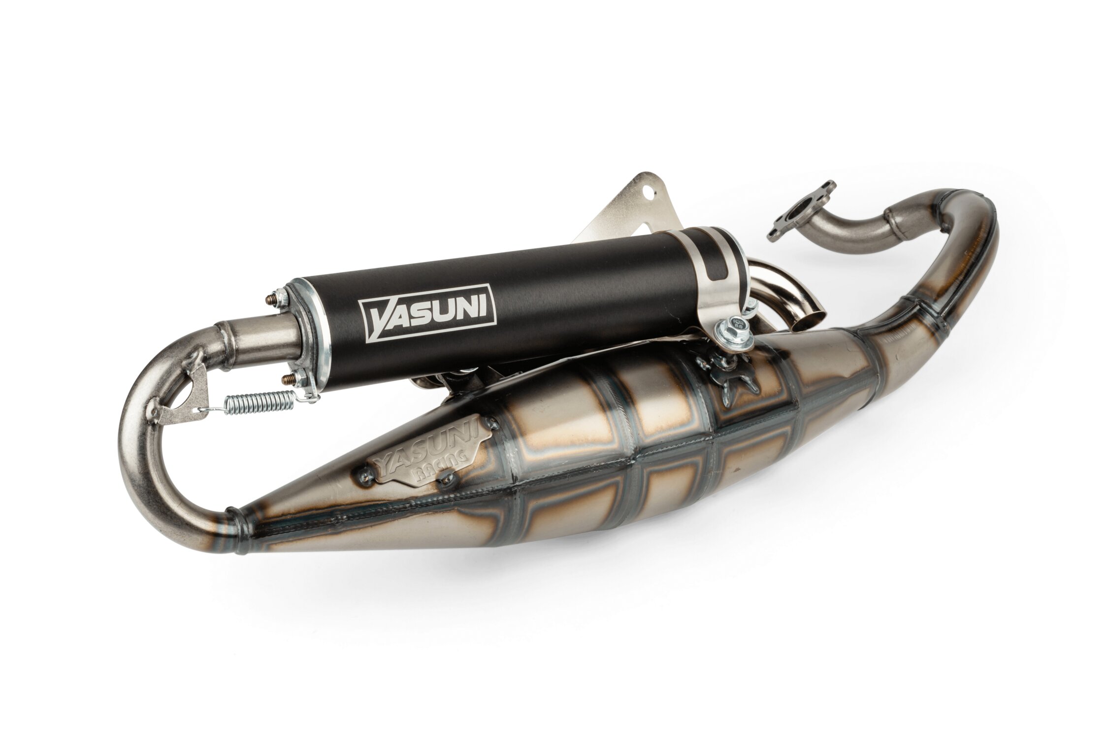 Image of Auspuff Yasuni R Derbi Atlantis / Peugeot liegend AC schwarz