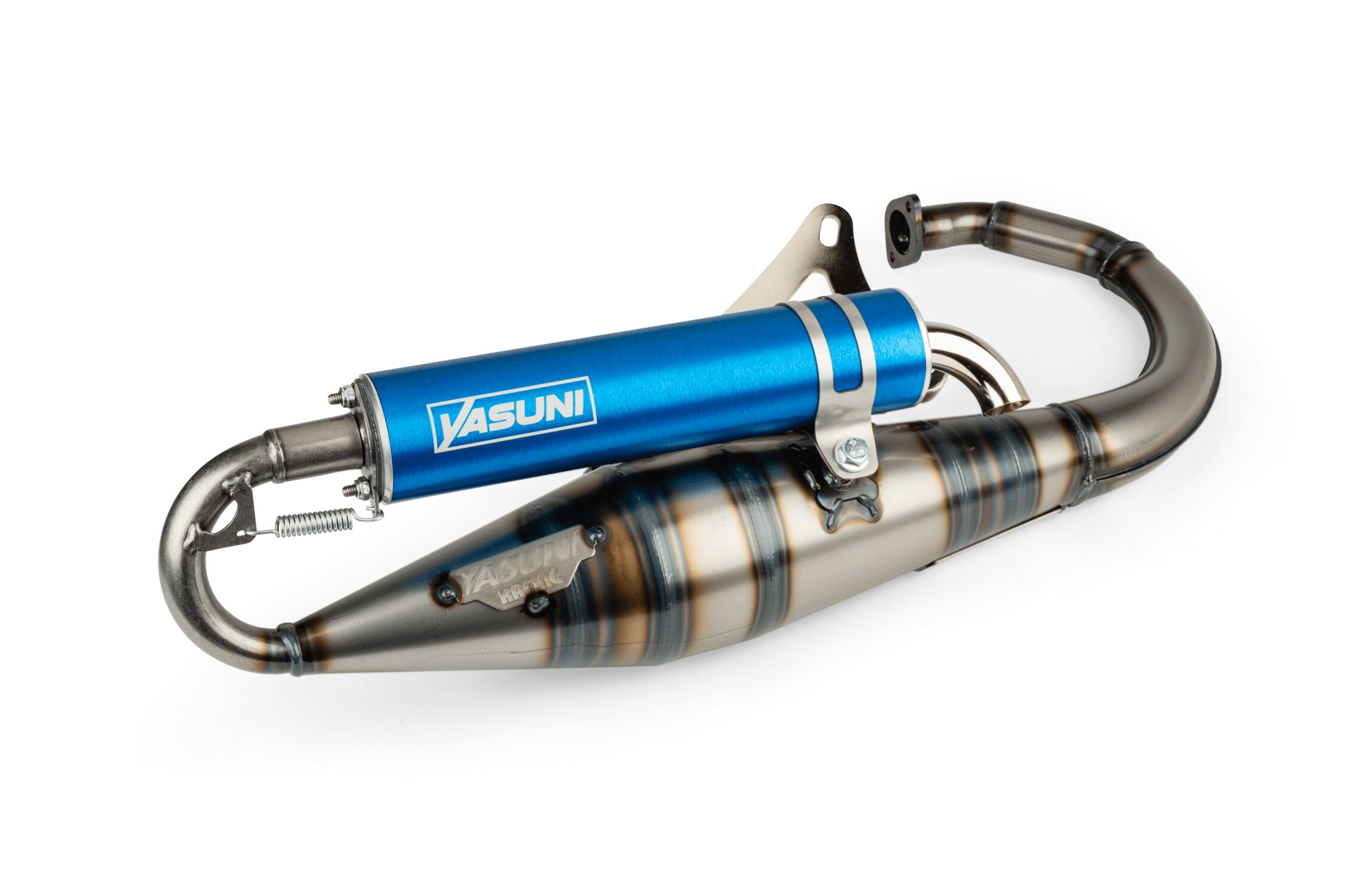 Image of Auspuff Yasuni R-Pro Minarelli stehend Blau