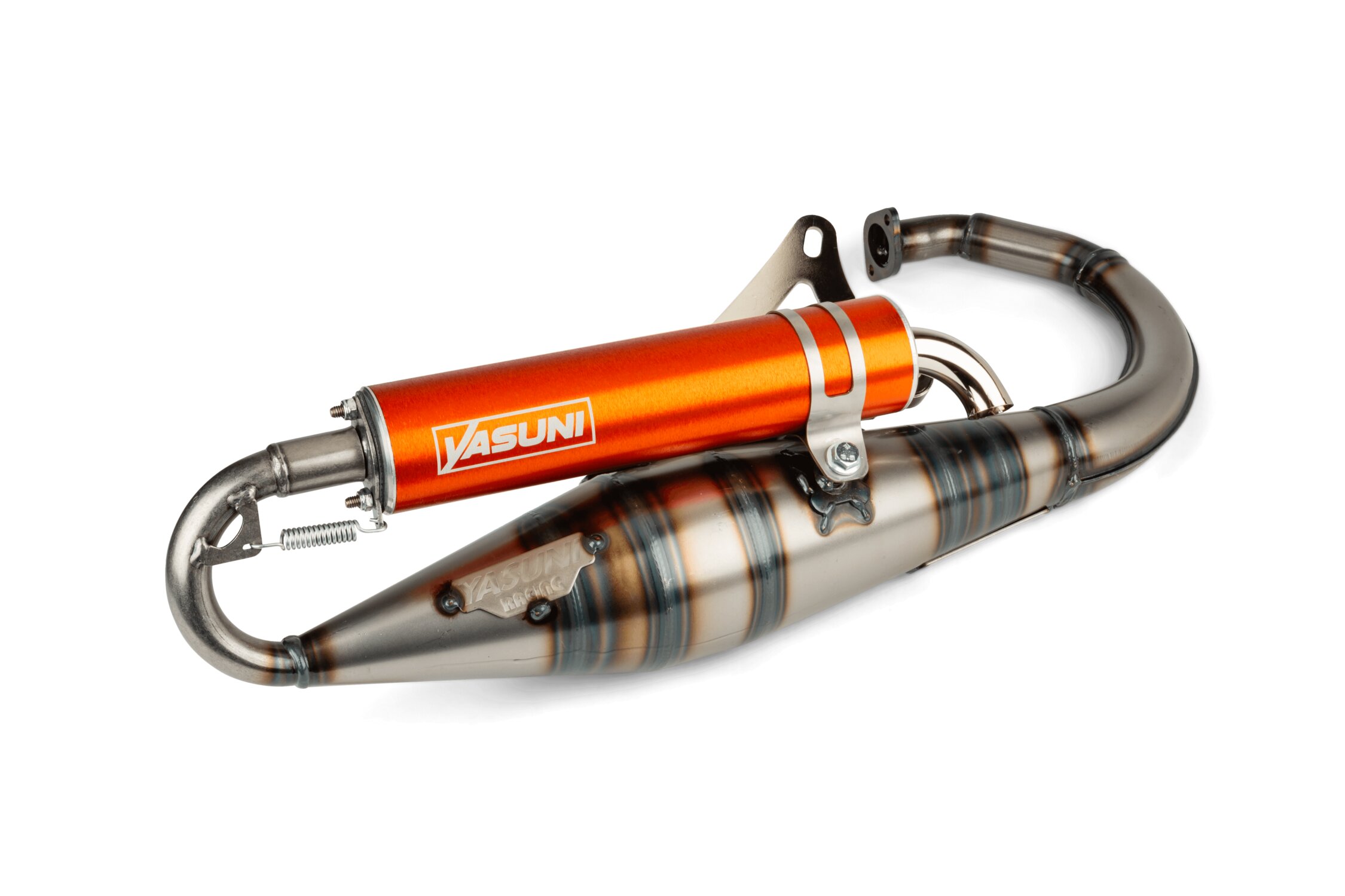 Image of Auspuff Yasuni R-Pro Minarelli stehend Orange