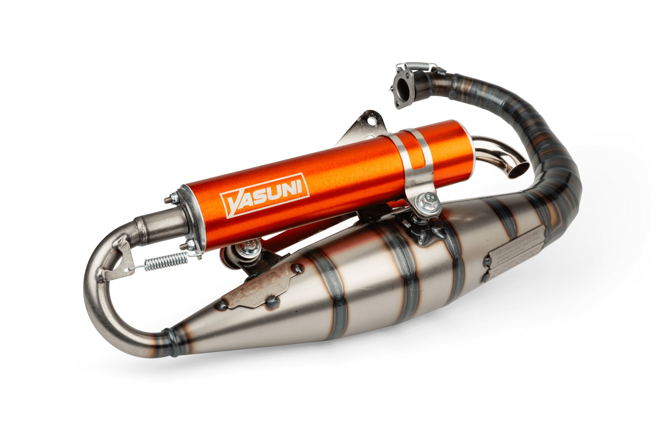 Image of Auspuff Yasuni C16 Minarelli stehend Orange