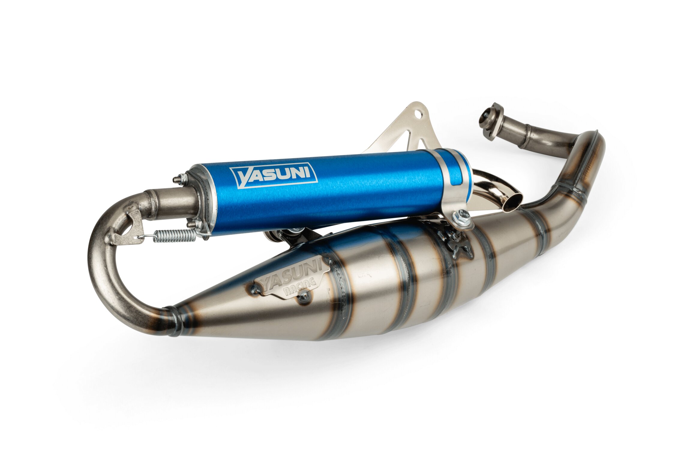 Image of Auspuff Yasuni R Piaggio Blau