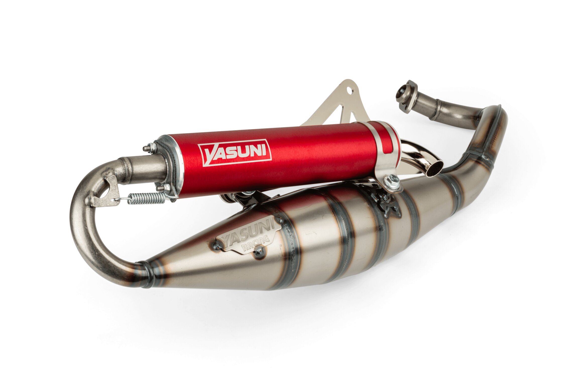 Image of Yasuni Auspuff R Red fortuna Piaggio