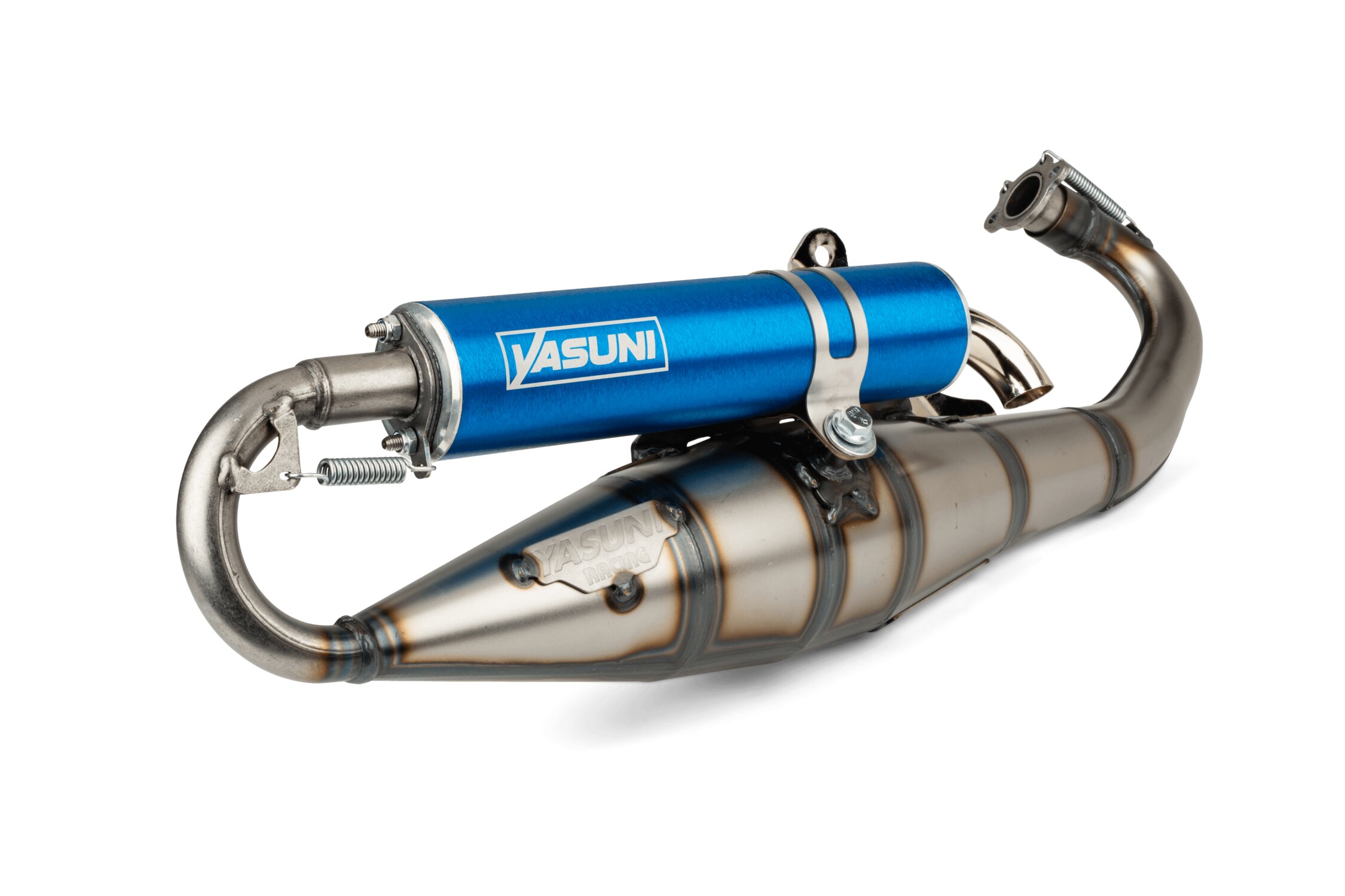 Image of Auspuff Yasuni C16 Piaggio Blau
