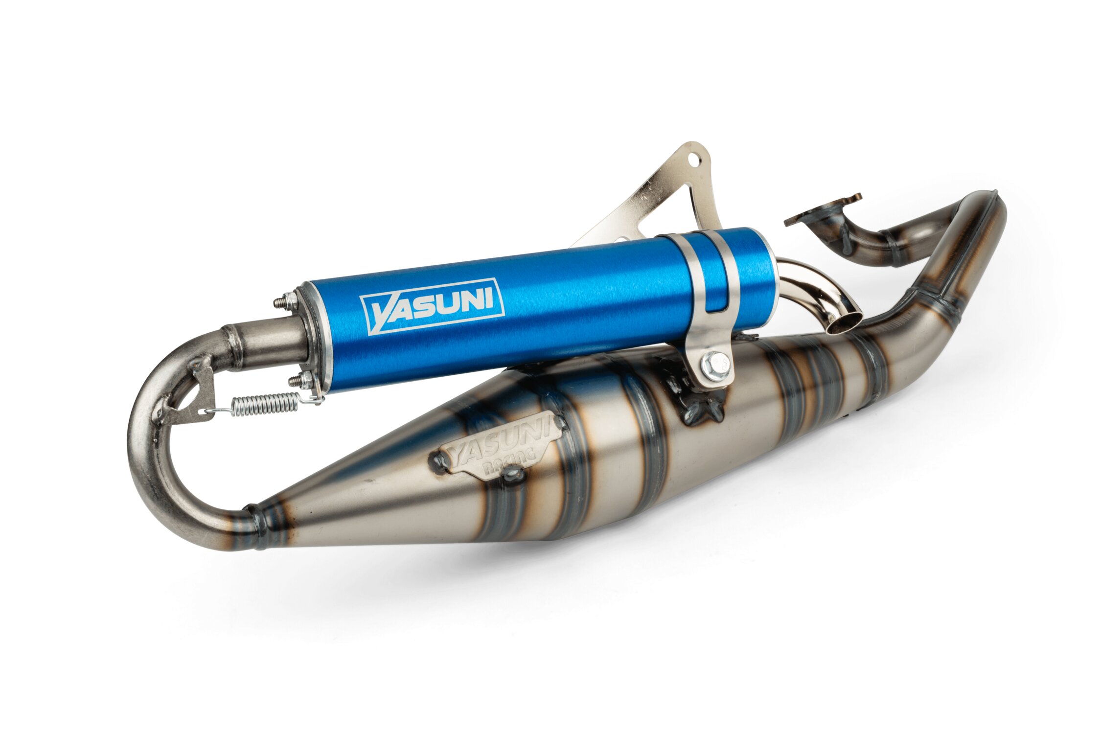 Image of Auspuff Yasuni R-Pro Minarelli liegend Blau
