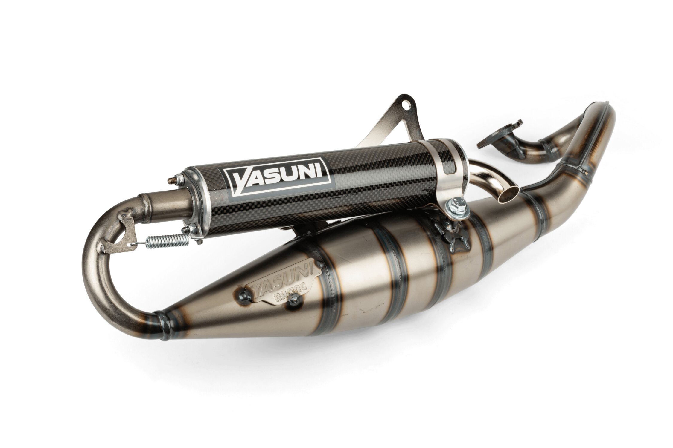 Image of Auspuff Yasuni R Carbon Minarelli liegend