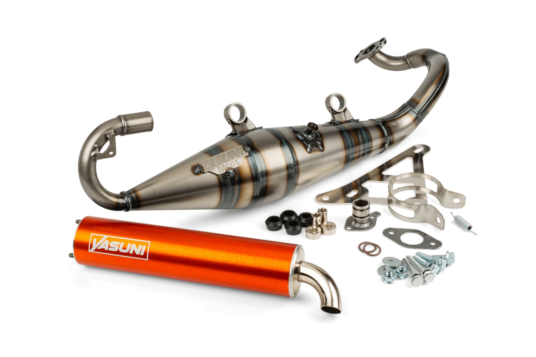 Image of Auspuff Yasuni R-Pro Peugeot liegend / Morini Orange