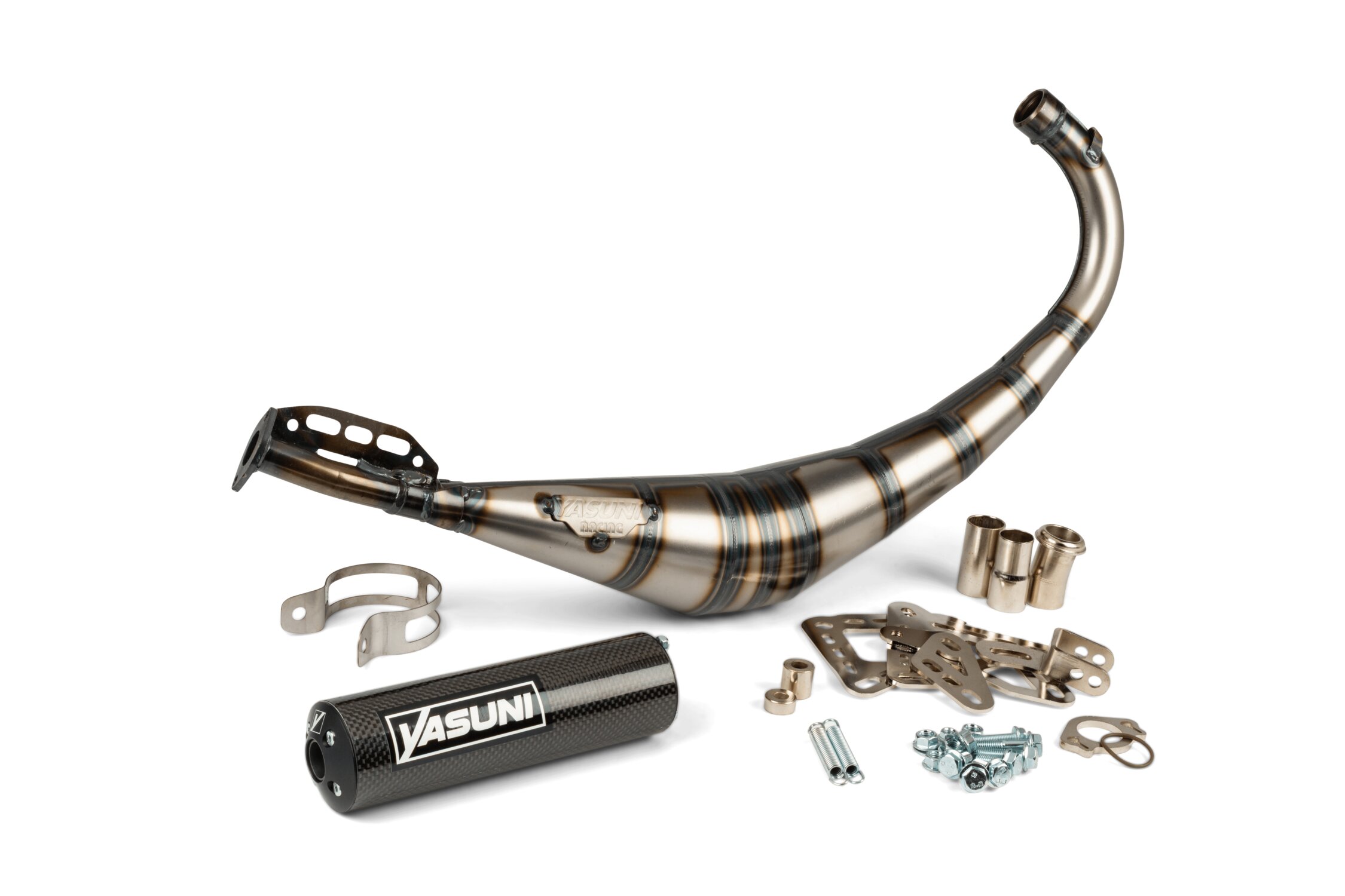 Image of Auspuff Yasuni R2 carbon AM6 / Derbi