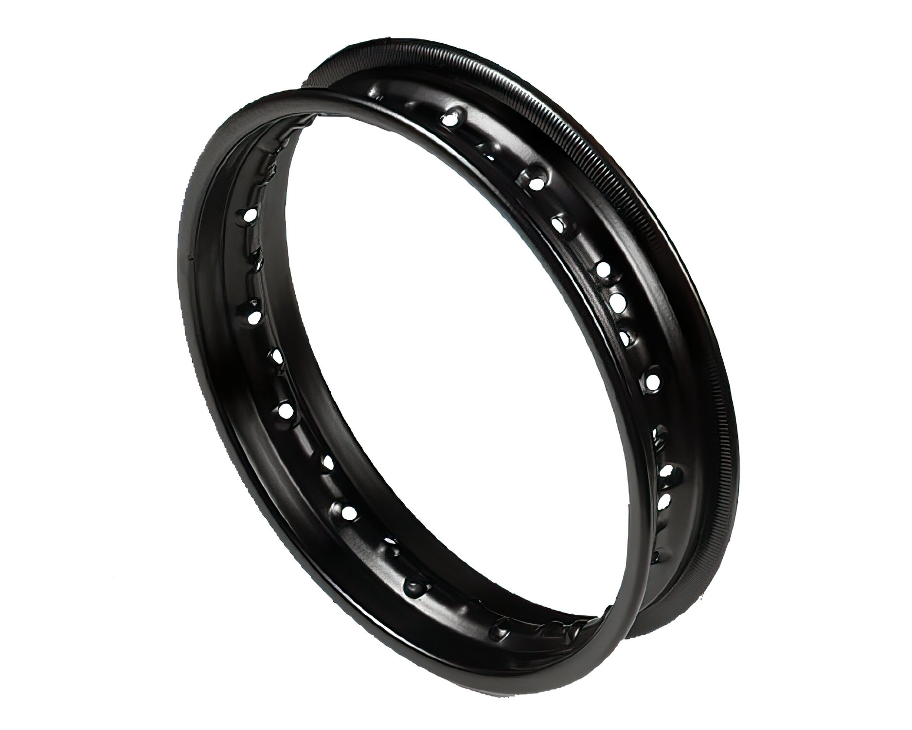 Image of Felge vorn Stahl 12x1,40 schwarz Pit Bike / Dirt Bike