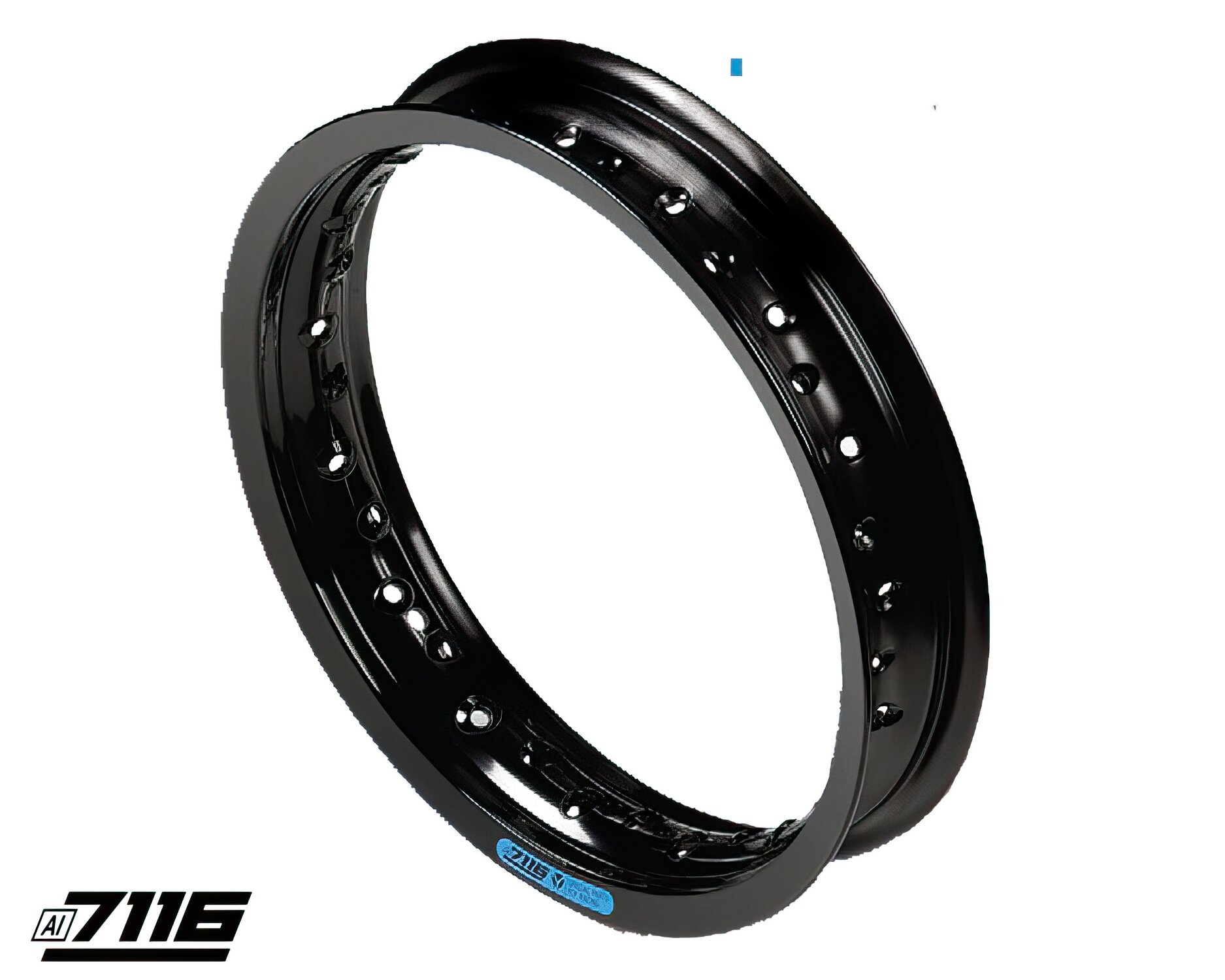 Image of Felge vorn / hinten Alu 7116 12x2,50 schwarz Pitbike