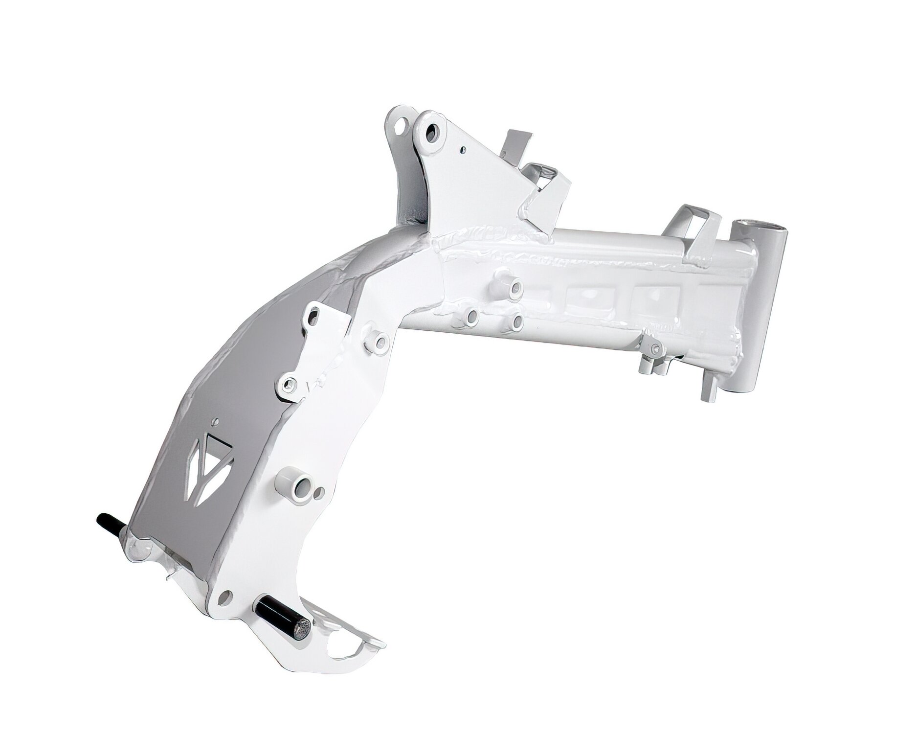 Image of Rahmen weiß schwarze Halterung + 6mm Pitbike YCF Start F125S / F125 2020