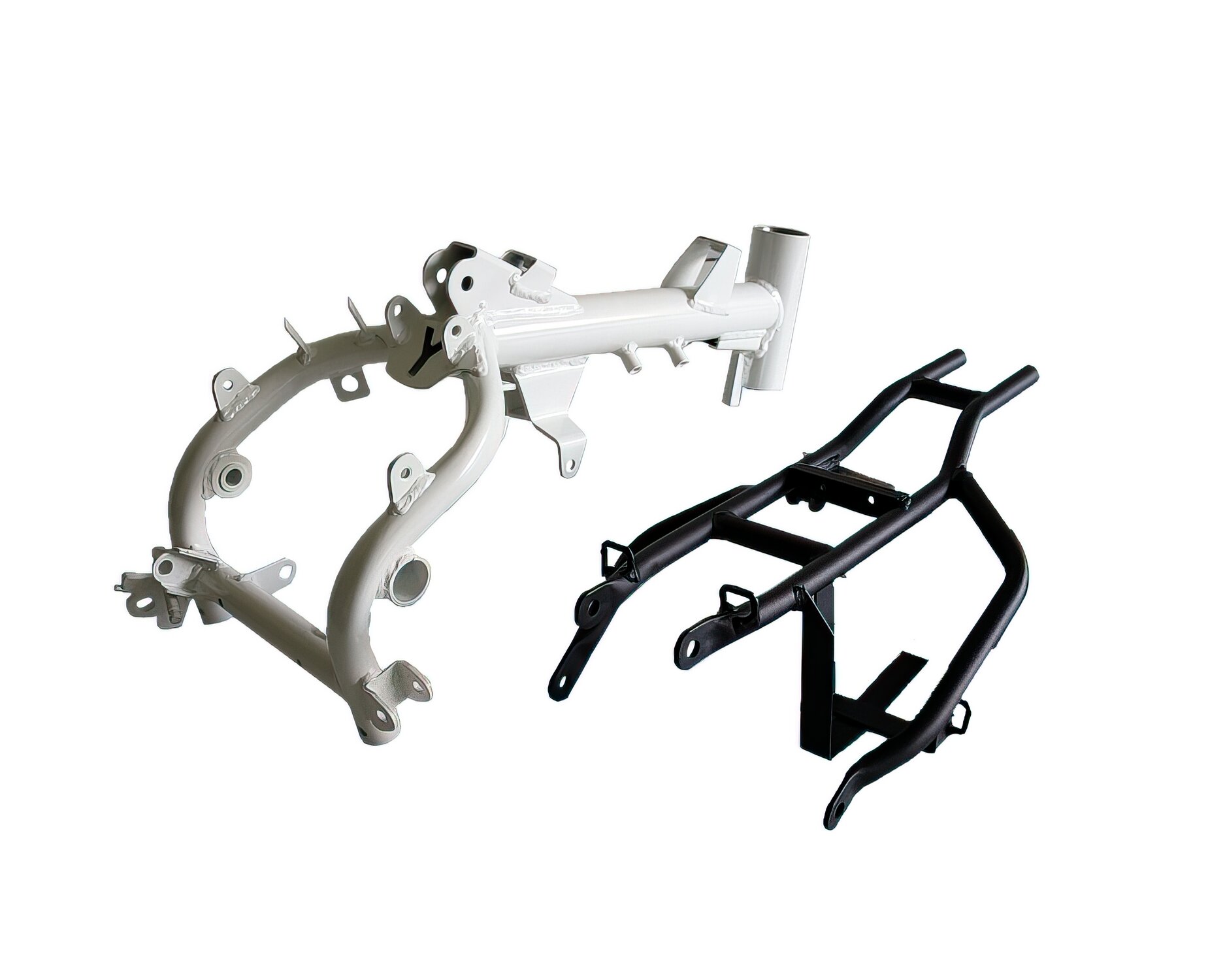 Image of Rahmen weiß Monoschwinge Pitbike YCF 50cc 2020
