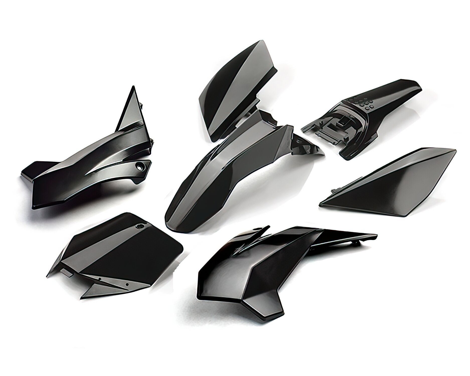 Image of Plastik Kit schwarz Pit Bike YCF Start 88 / 125 ab 2020