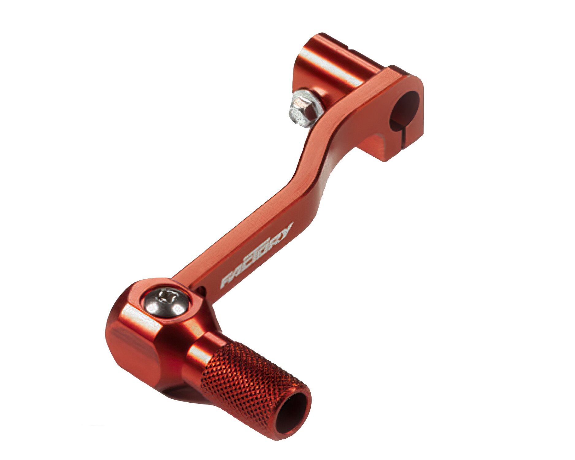 Image of Schalthebel Alu CNC orange YCF Factory Pitbike Halbautomatik