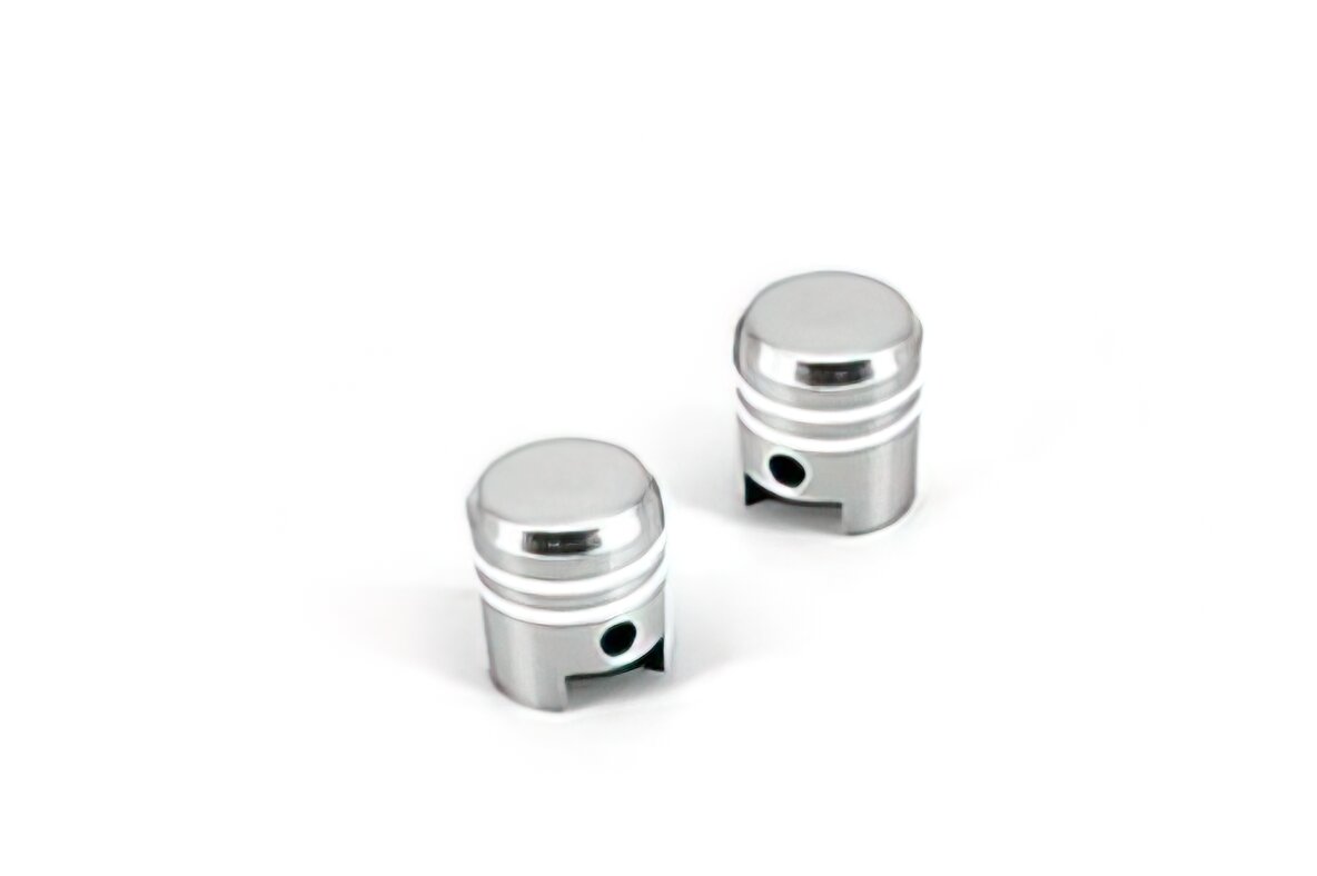Image of Ventilkappen Set Kolben verchromt