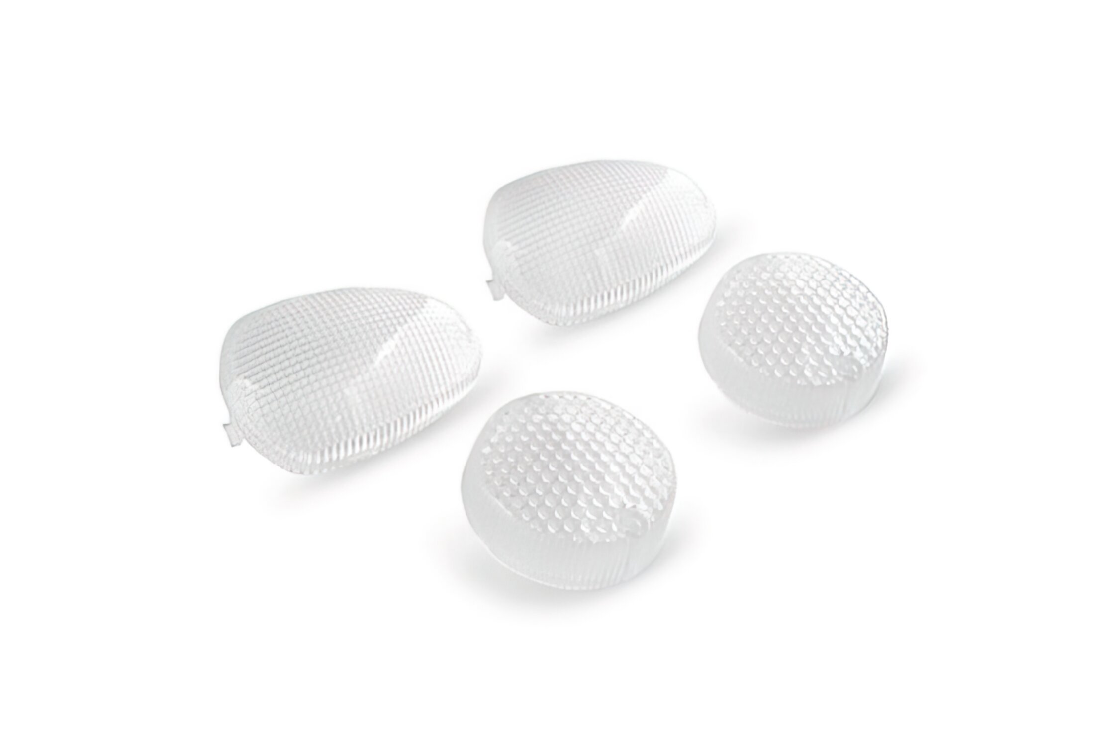 Image of Blinkergläser Set (x4) weiß Malaguti F12