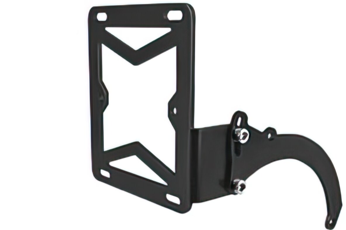 Image of Kennzeichenhalter seitlich Peugeot Speedfight matt schwarz