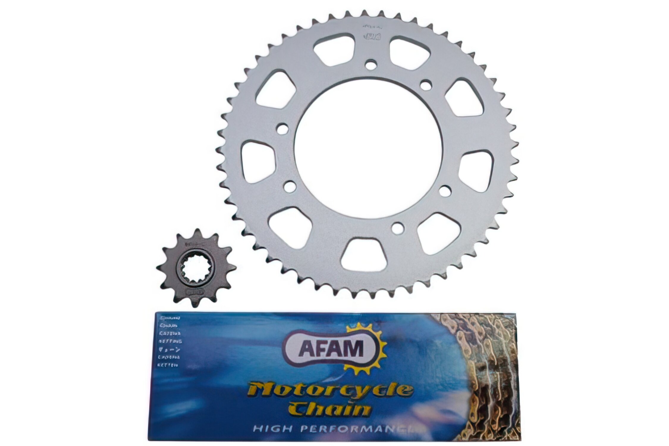 Image of Kettensatz AFAM 12x52 - 420 Rieju MRT / Yamaha DT