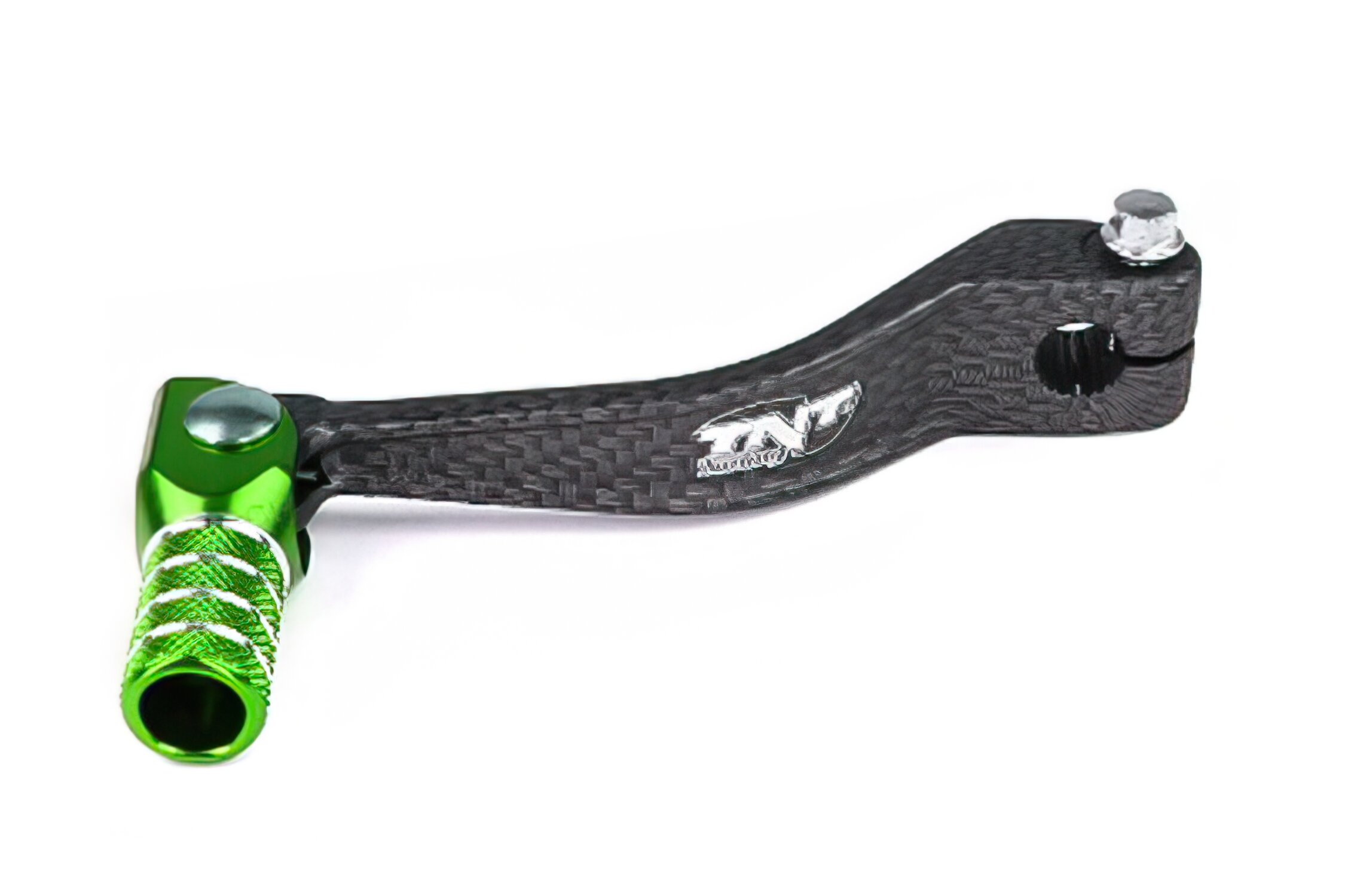 Image of Schalthebel klappbar Derbi Alu carbon look / grün