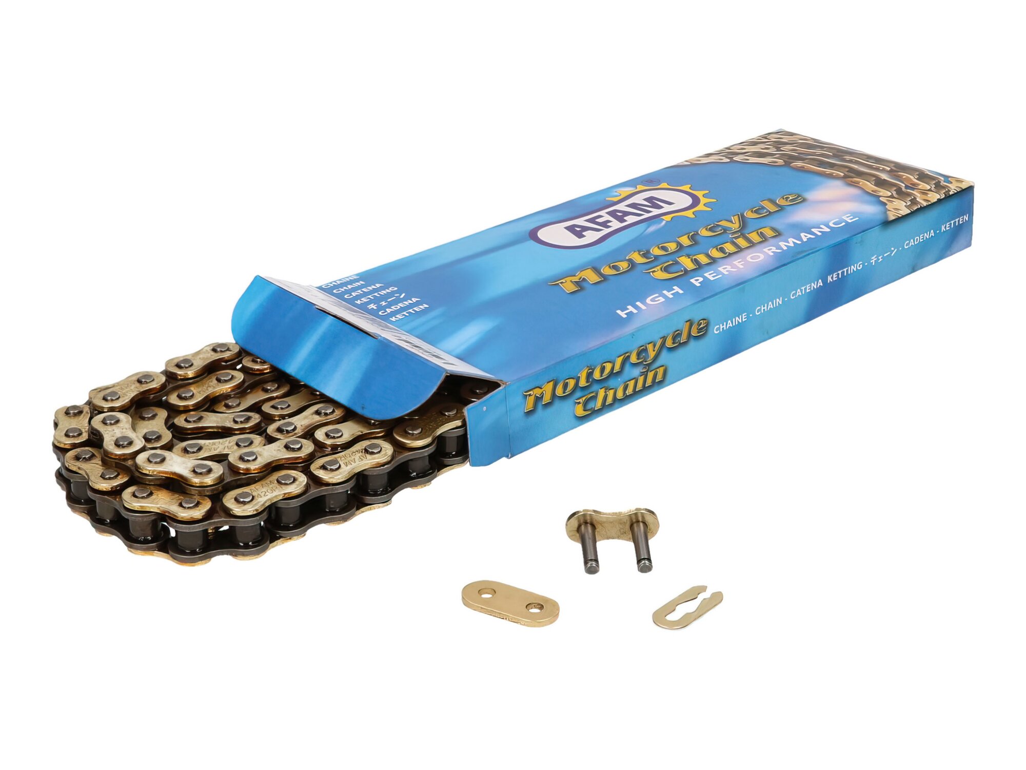 Image of Kette AFAM verstärkt gold 420 R1-G 130 Glieder