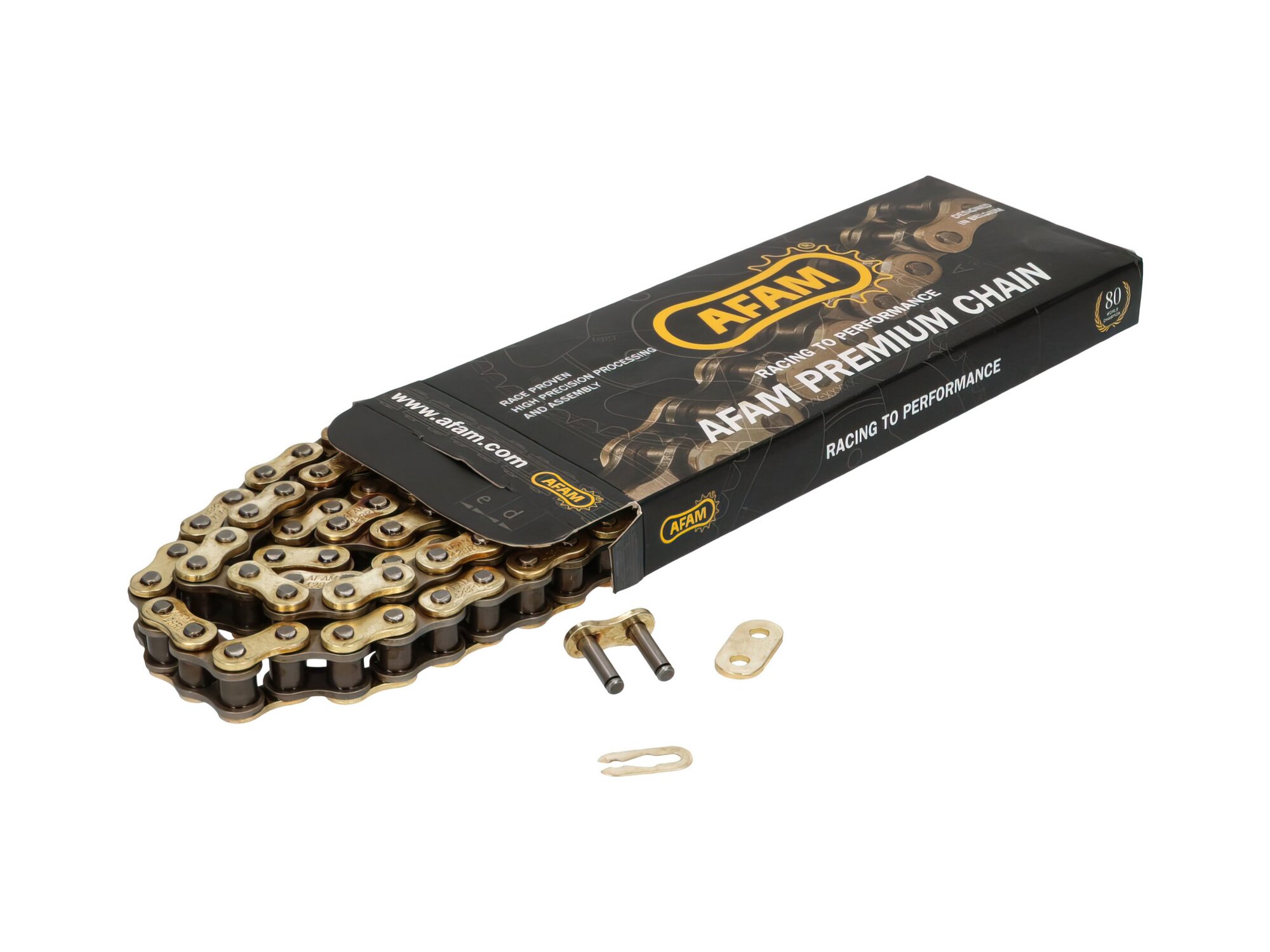 Image of Kette AFAM verstärkt gold 428 R1-G 128 Glieder