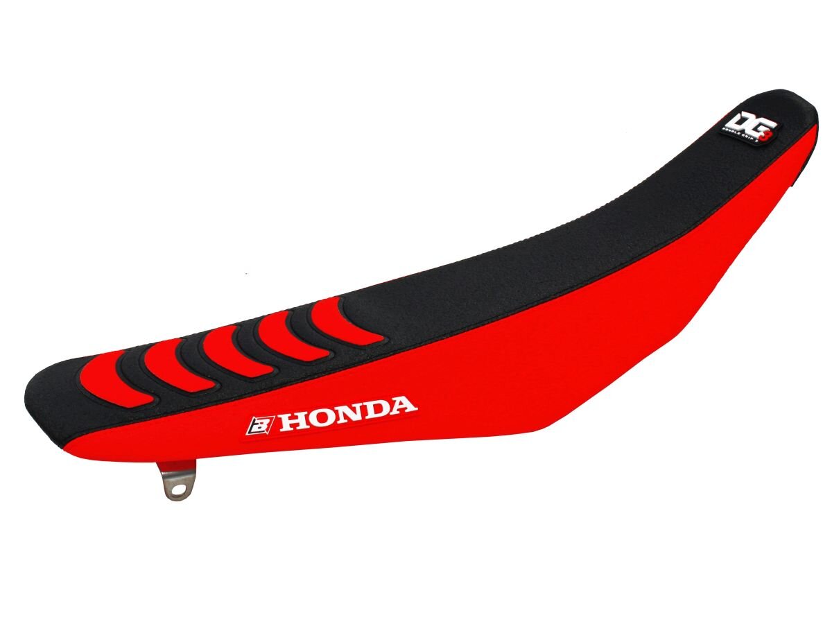 Image of Sitzbezug Blackbird Double Grip 3 rot/schwarz CRF 250 / 450 2013-2017