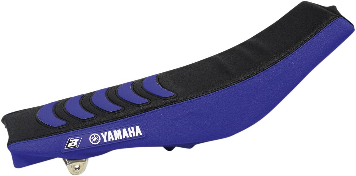 Image of Sitzbezug Blackbird Double Grip 3 blau/schwarz YZF 250 / 450 2014-2018