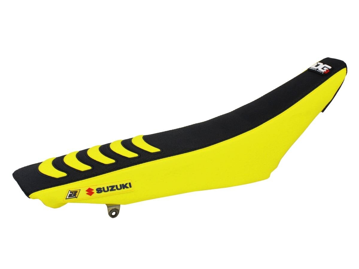 Image of Sitzbezug Blackbird Double Grip 3 gelb/schwarz RM-Z 250 2007-2018
