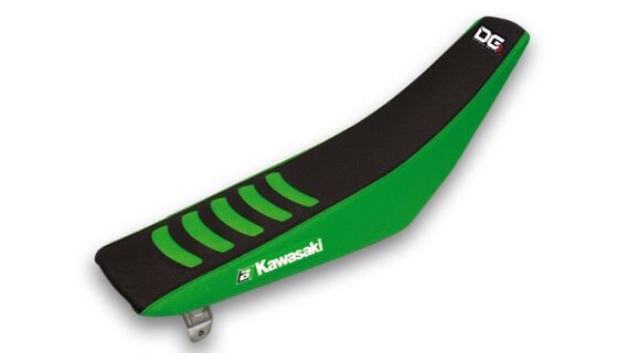 Image of Sitzbezug Blackbird Double Grip 3 grün/schwarz KX 85 2001-2013