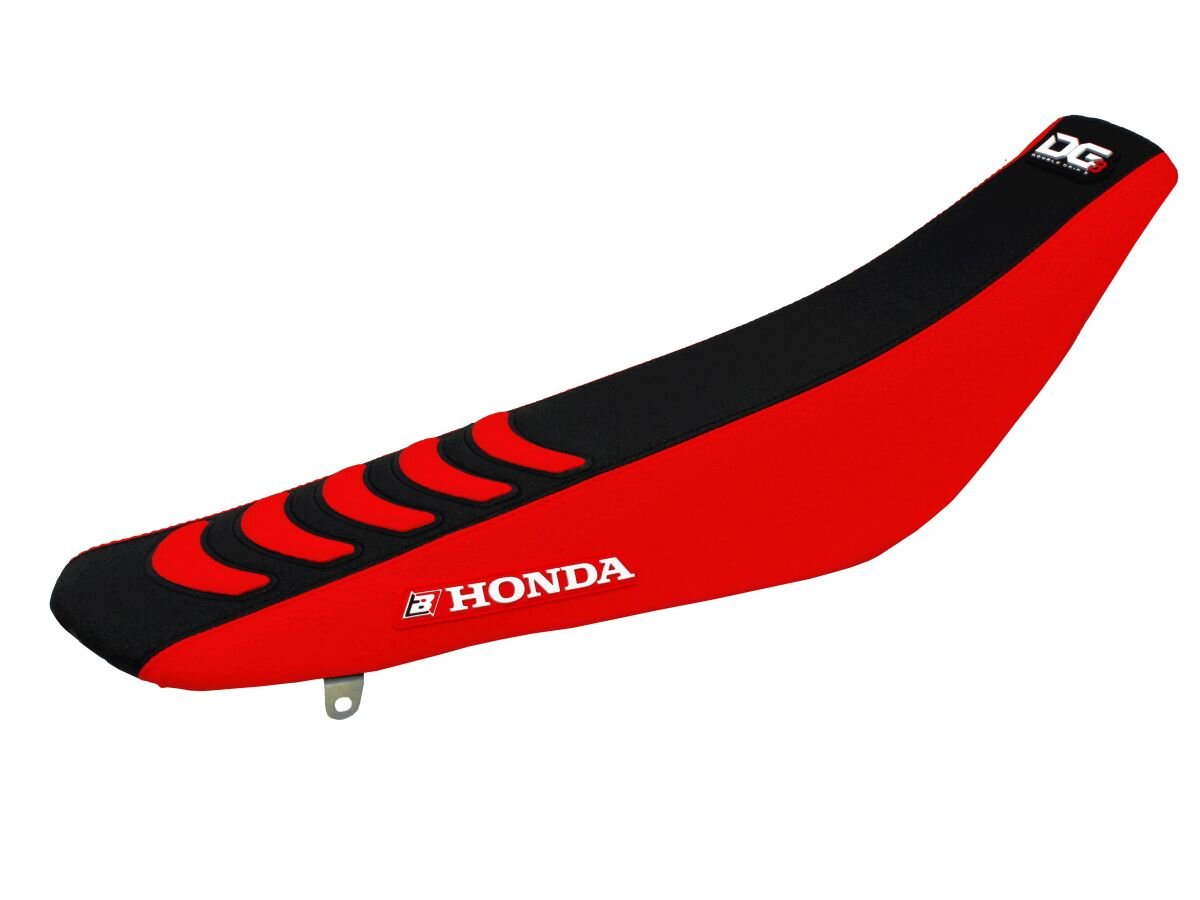 Image of Sitzbezug Blackbird Double Grip 3 rot/schwarz CRF 250 / 450 2017-2021