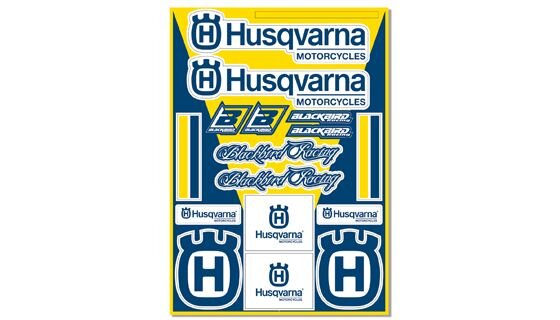 Image of Aufkleberset Blackbird Logo Husqvarna