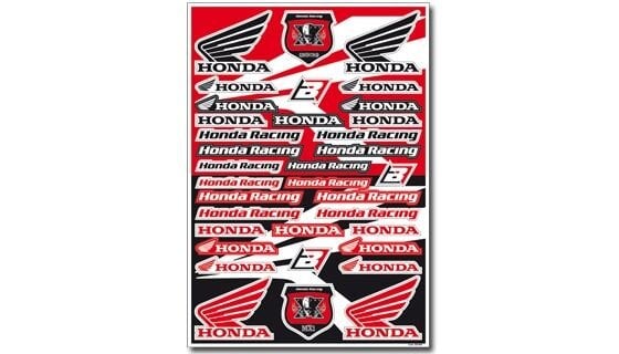 Image of Aufklebersets Blackbird logo Honda