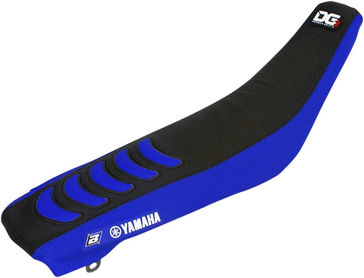 Image of Sitzbezug Blackbird Double Grip 3 blau/schwarz YZ 125 / 250 2002-2021