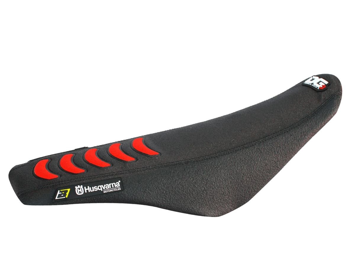 Image of Sitzbezug Blackbird Double Grip 3 schwarz/rot Husqvarna 2008-2013
