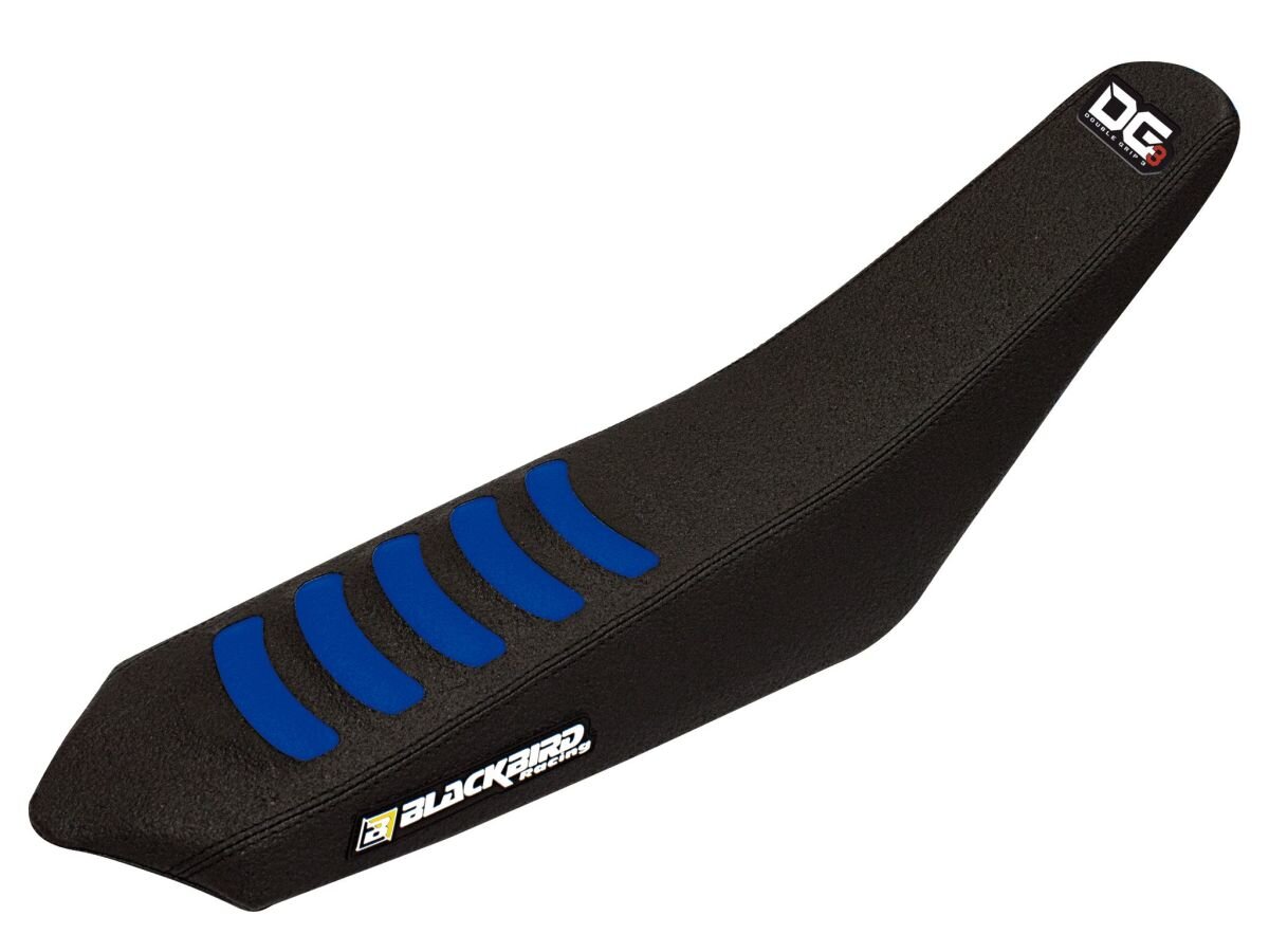 Image of Sitzbezug Blackbird Double Grip 3 schwarz/blau Sherco 2014-2016