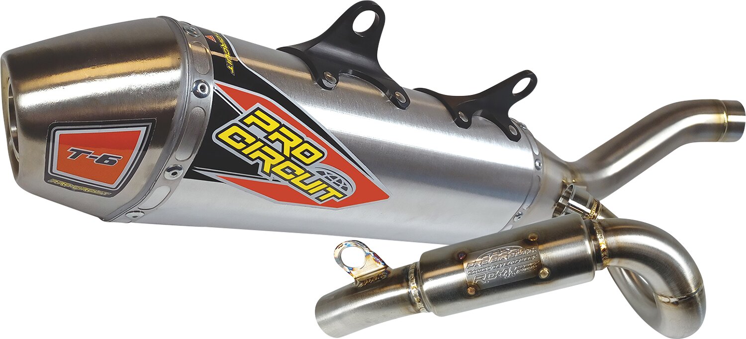 Image of Komplettanlage KTM SX-F 250 - 350 / Husqvarna FC 250 - 350 Pro Circuit T6 Edelstahl / Alu 2023