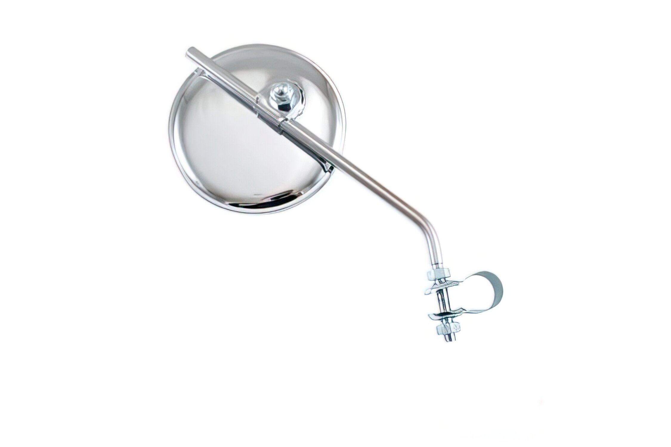 Image of Spiegel Chrom rund universal M8 mit Klemme